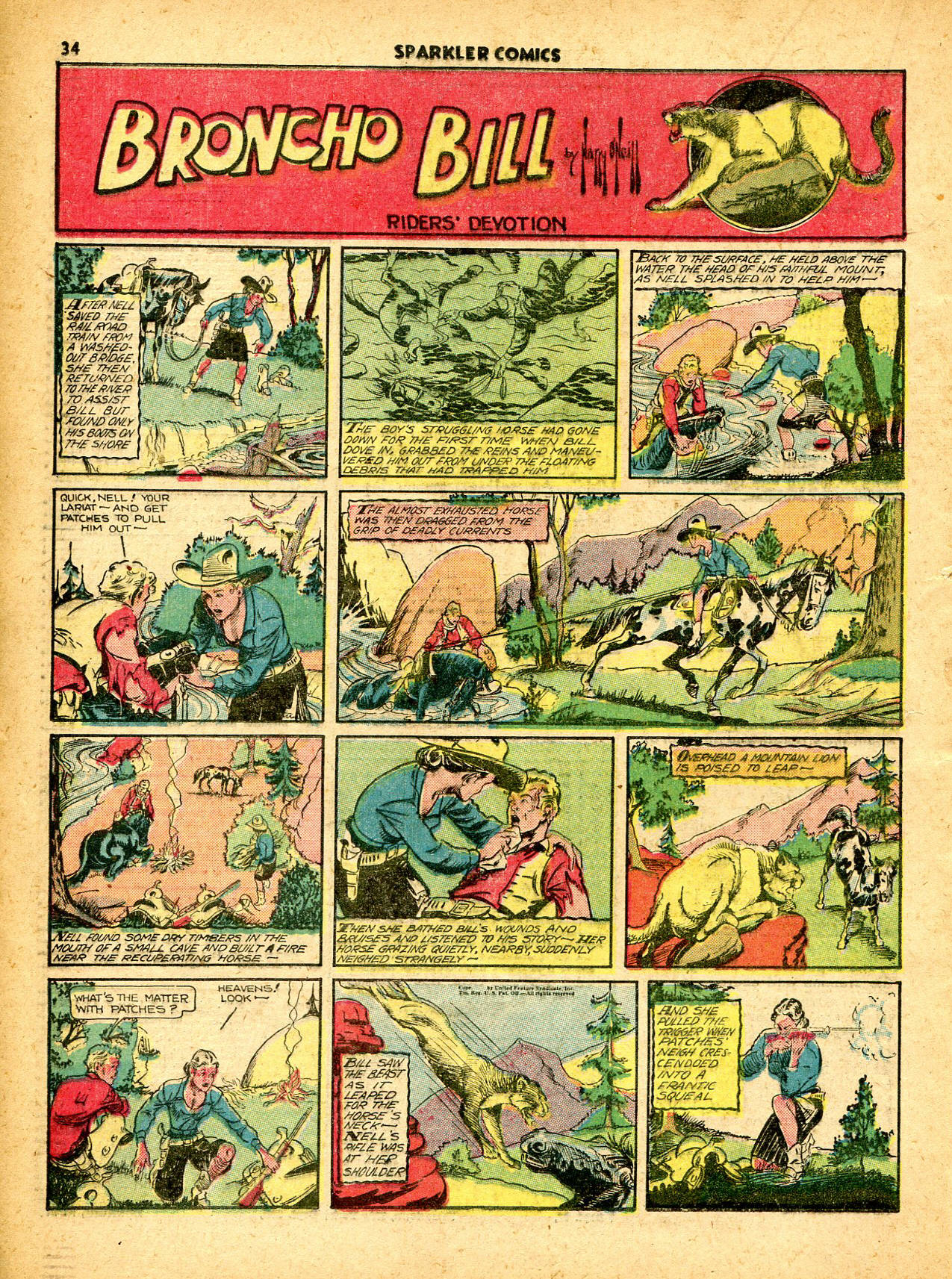 Read online Sparkler Comics comic -  Issue #18 - 36