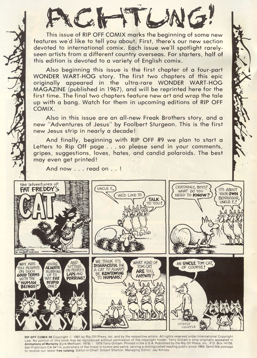 Read online Rip Off Comix comic -  Issue #8 - 2