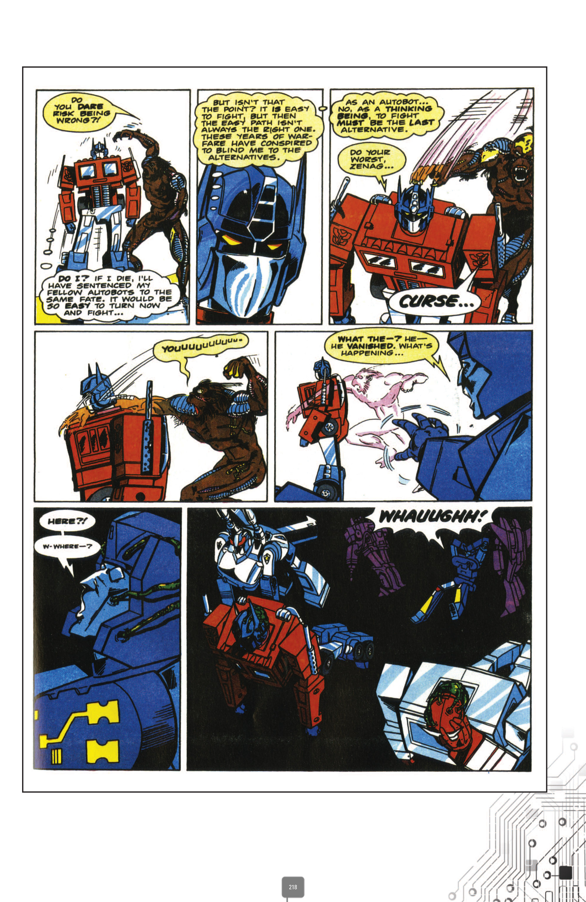 Read online The Transformers Classics UK comic -  Issue # TPB 3 - 218