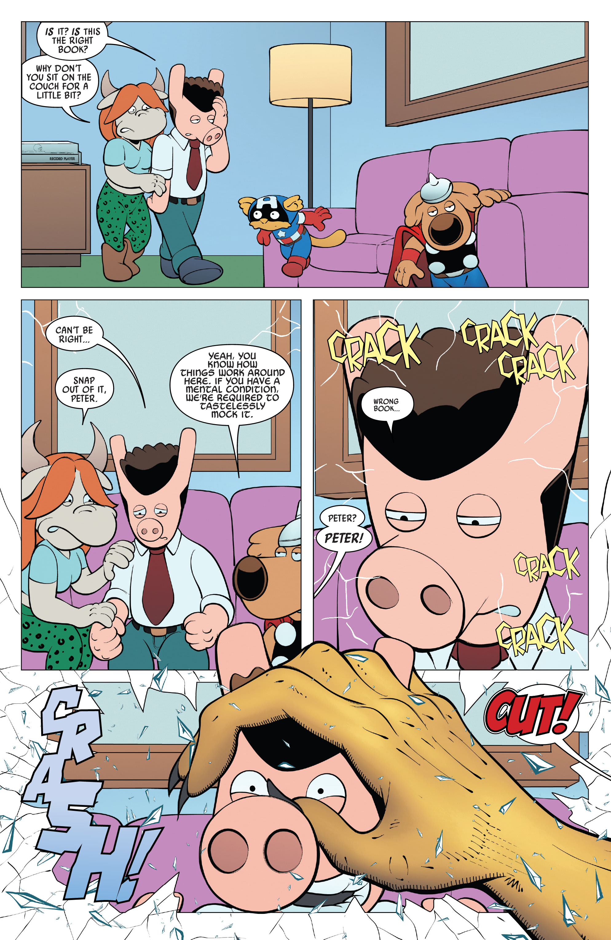 Read online Spider-Ham comic -  Issue #5 - 7