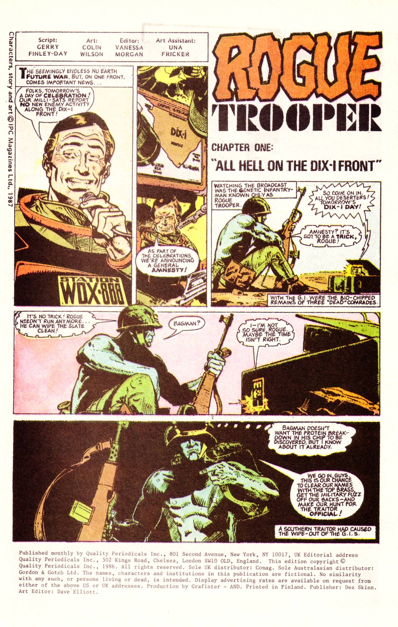 Read online Rogue Trooper (1986) comic -  Issue #6 - 3