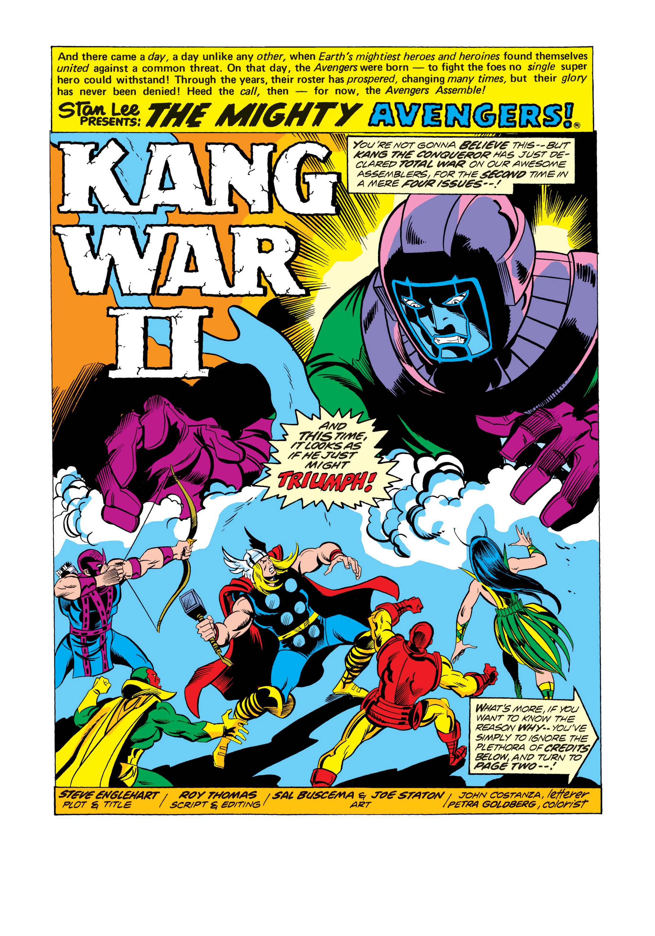 Read online Marvel Masterworks: The Avengers comic -  Issue # TPB 14 (Part 1) - 94