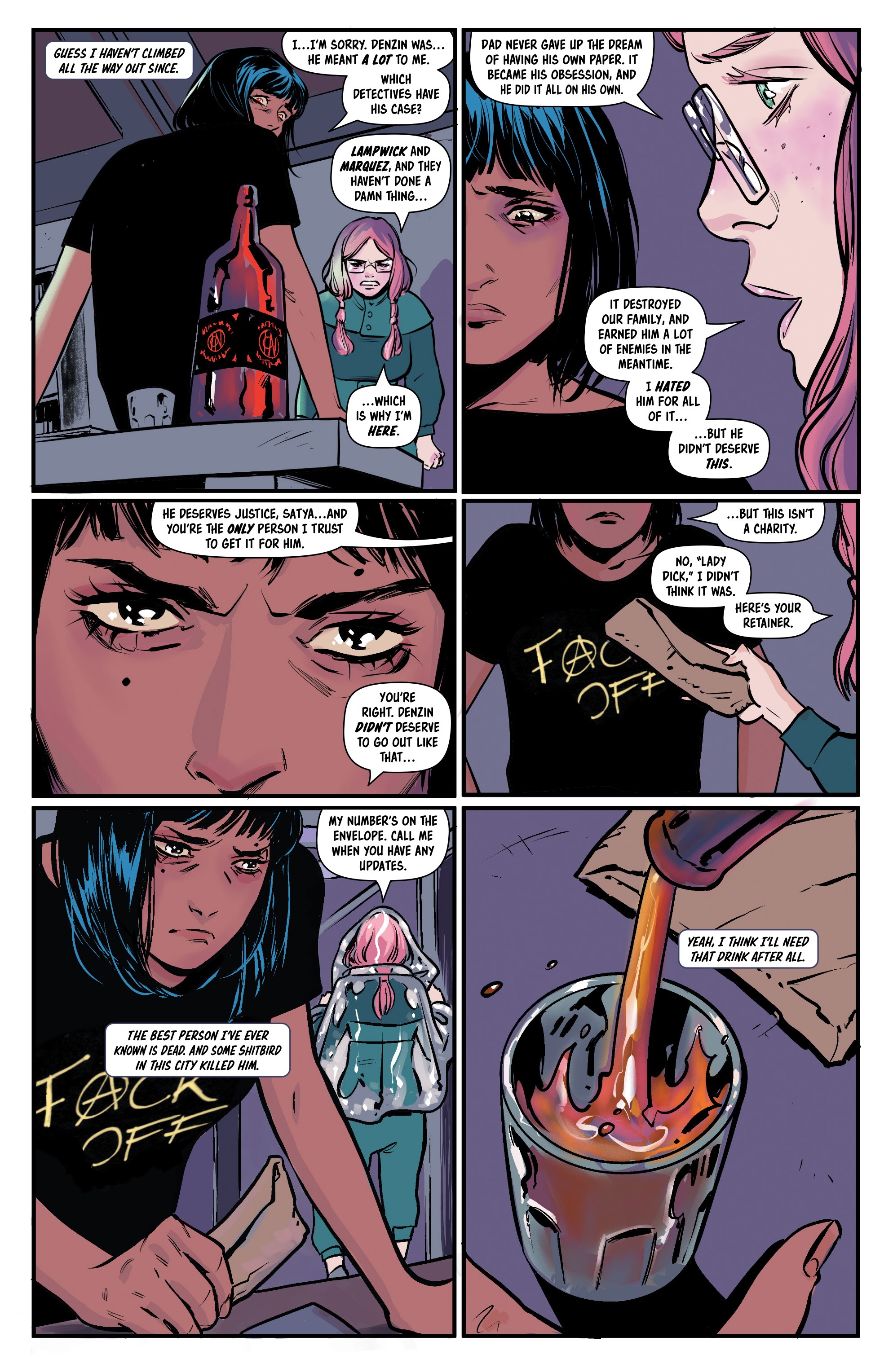 Read online Bylines in Blood comic -  Issue #1 - 9