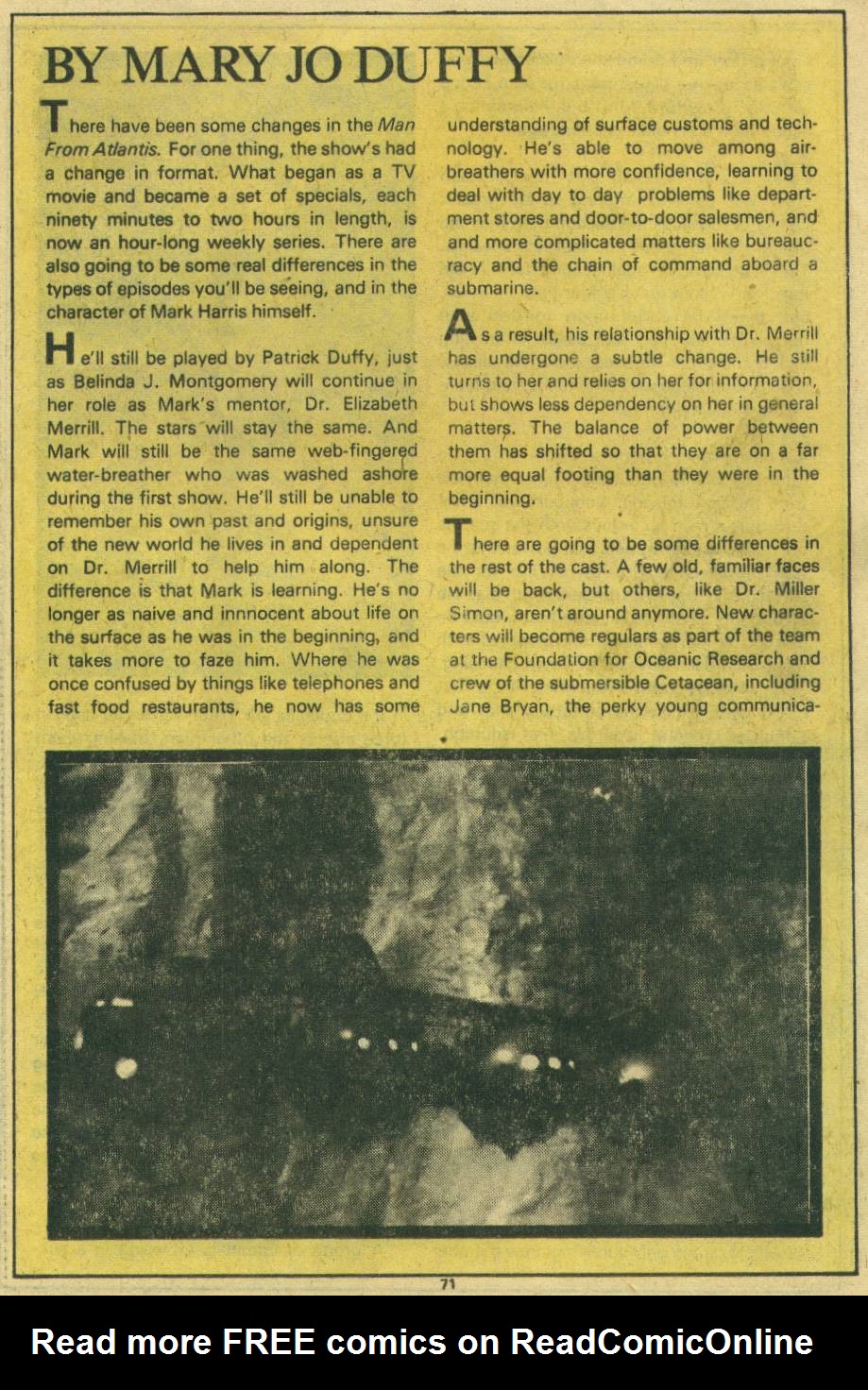 Read online Man from Atlantis comic -  Issue #1 - 62
