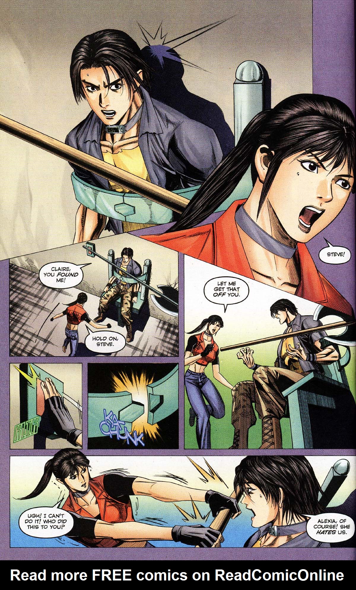 Read online Resident Evil Code: Veronica comic -  Issue #4 - 100