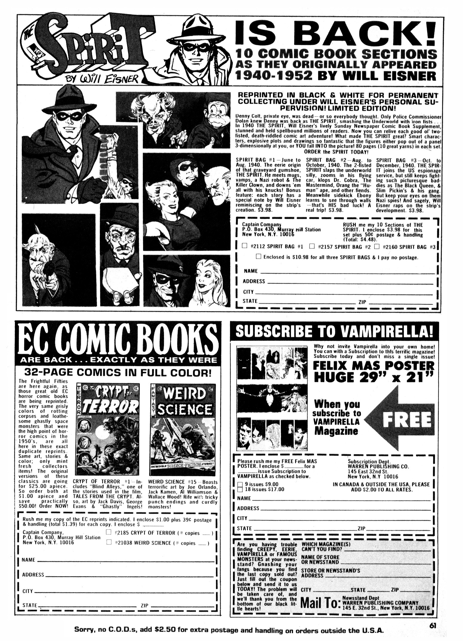 Read online Vampirella (1969) comic -  Issue #27 - 61