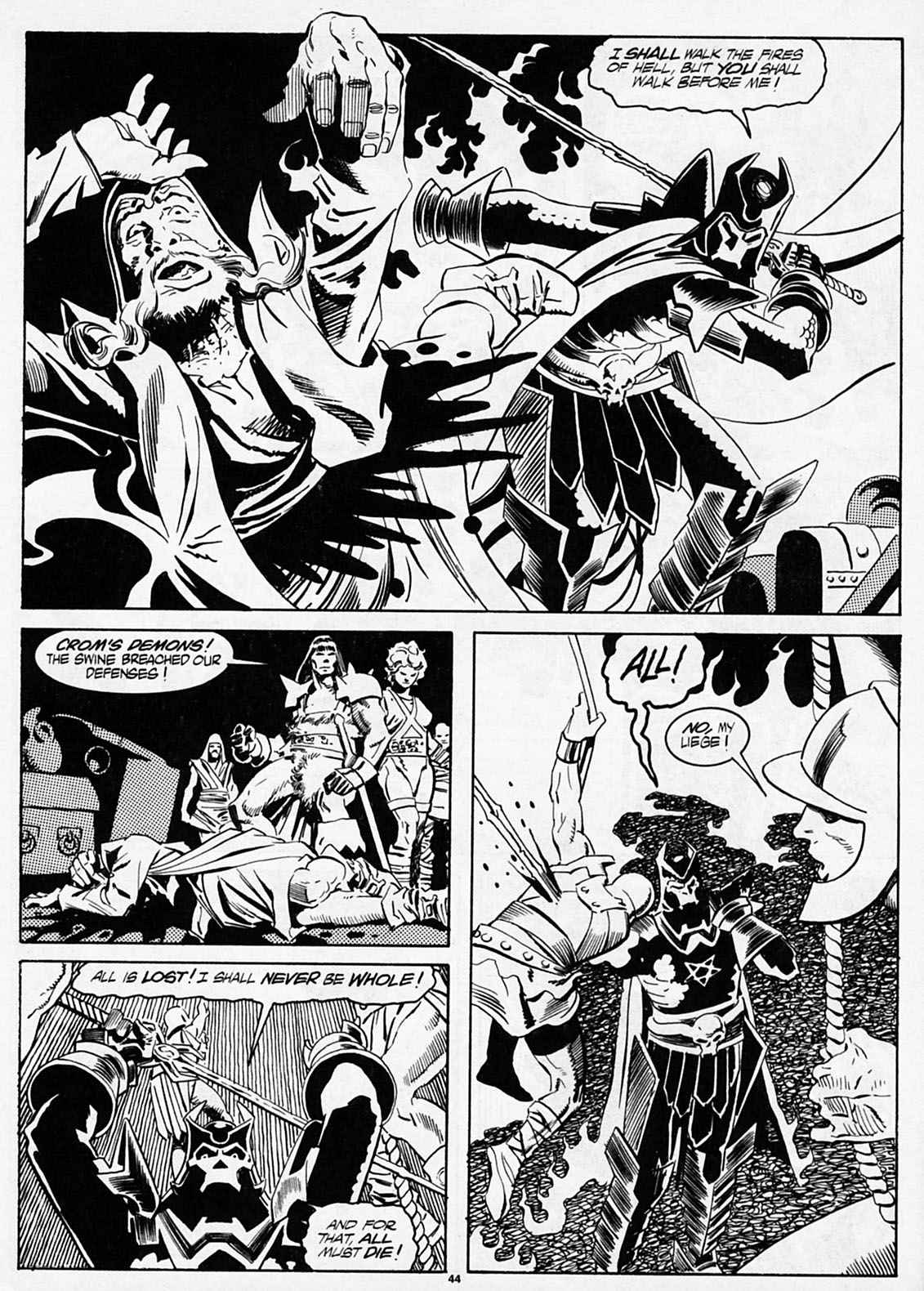 The Savage Sword Of Conan issue 186 - Page 45