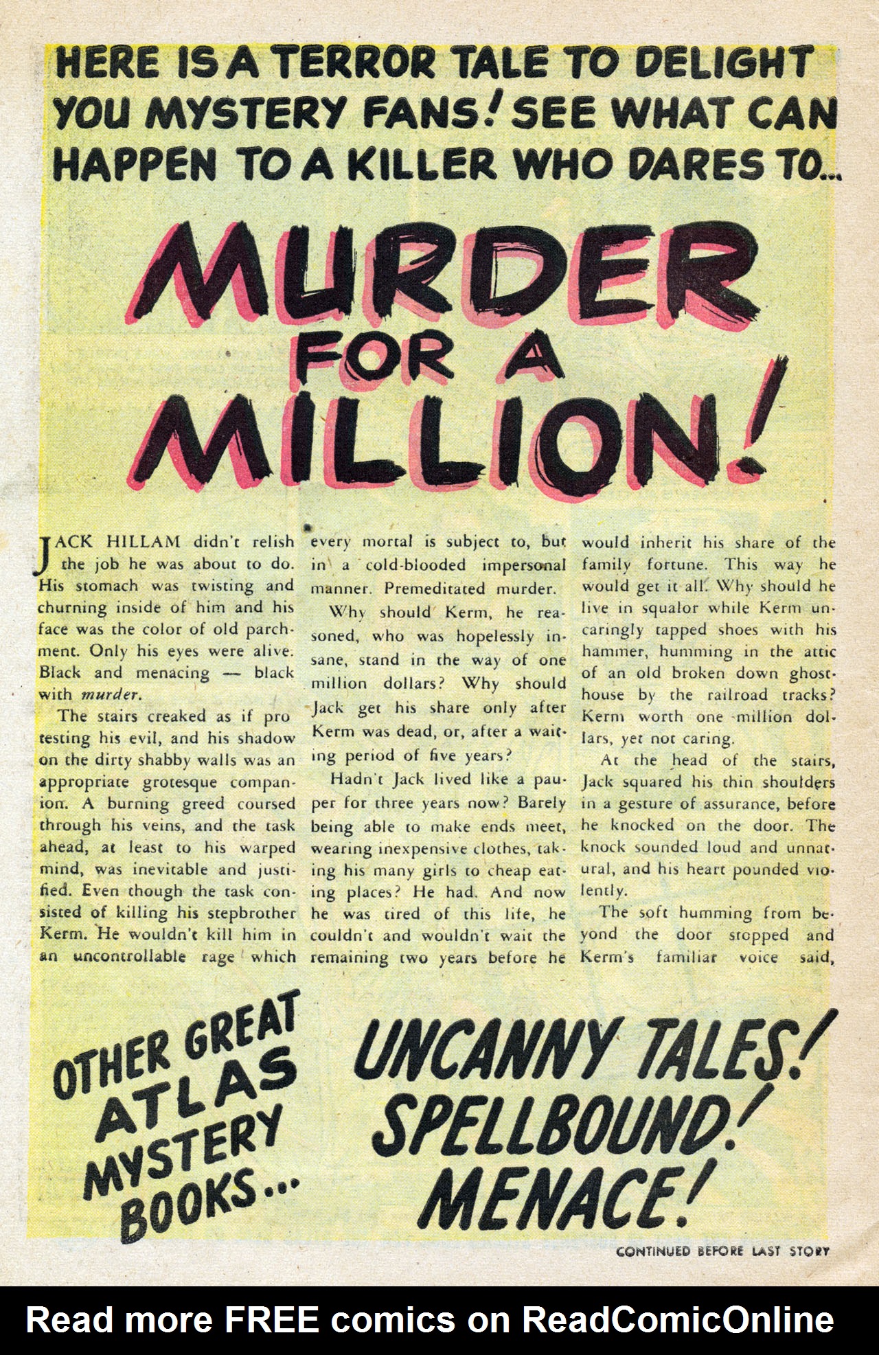 Read online Mystic (1951) comic -  Issue #26 - 8