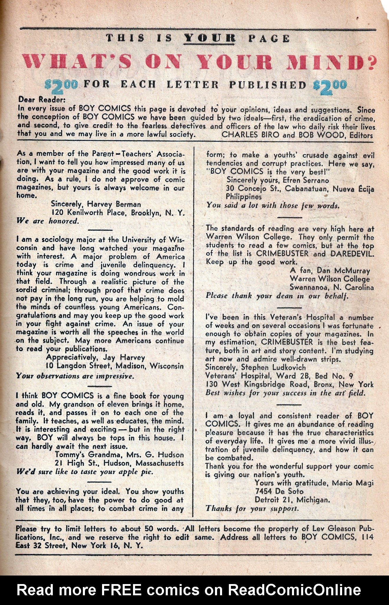 Read online Boy Comics comic -  Issue #40 - 49