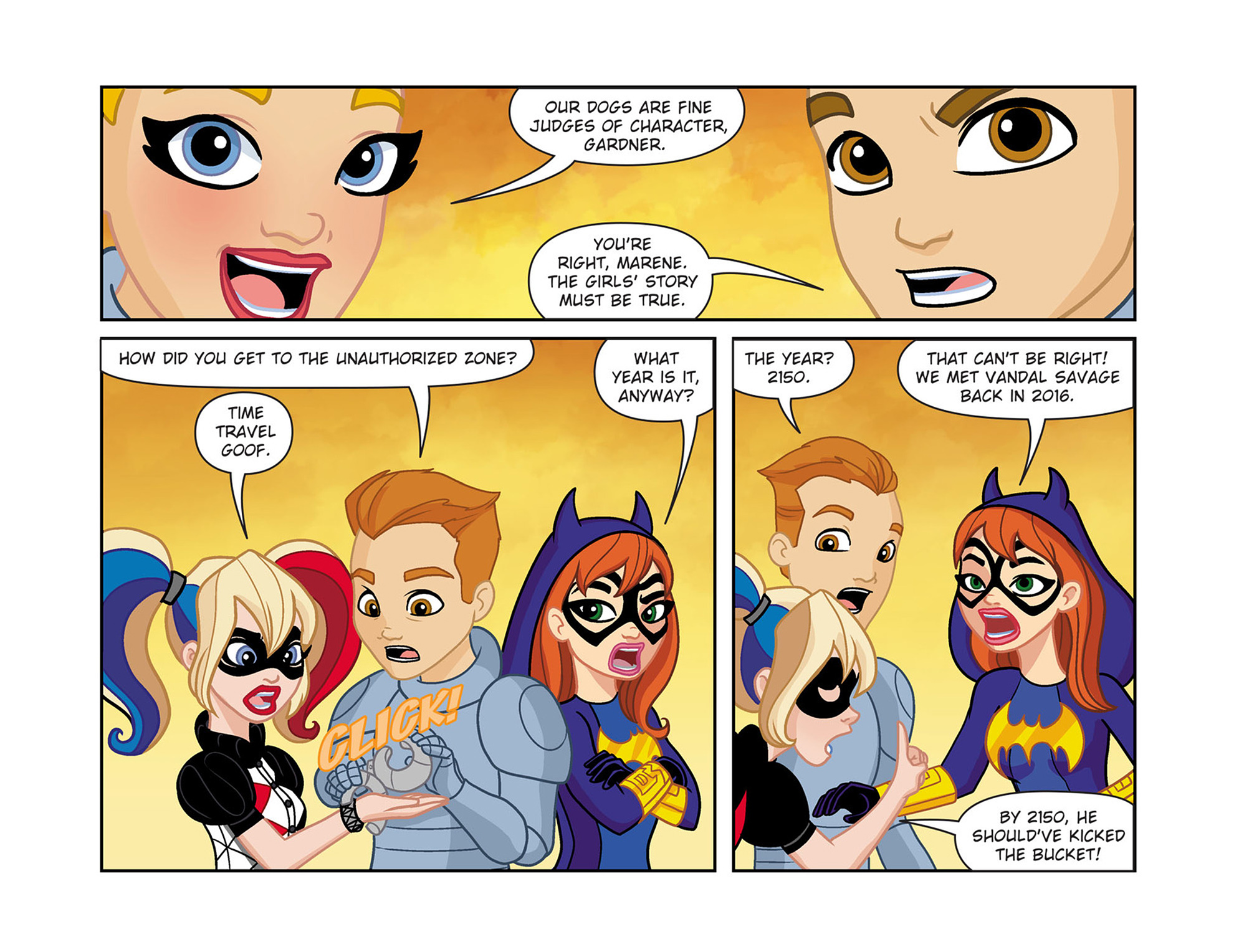 Read online DC Super Hero Girls: Past Times at Super Hero High comic -  Issue #7 - 11