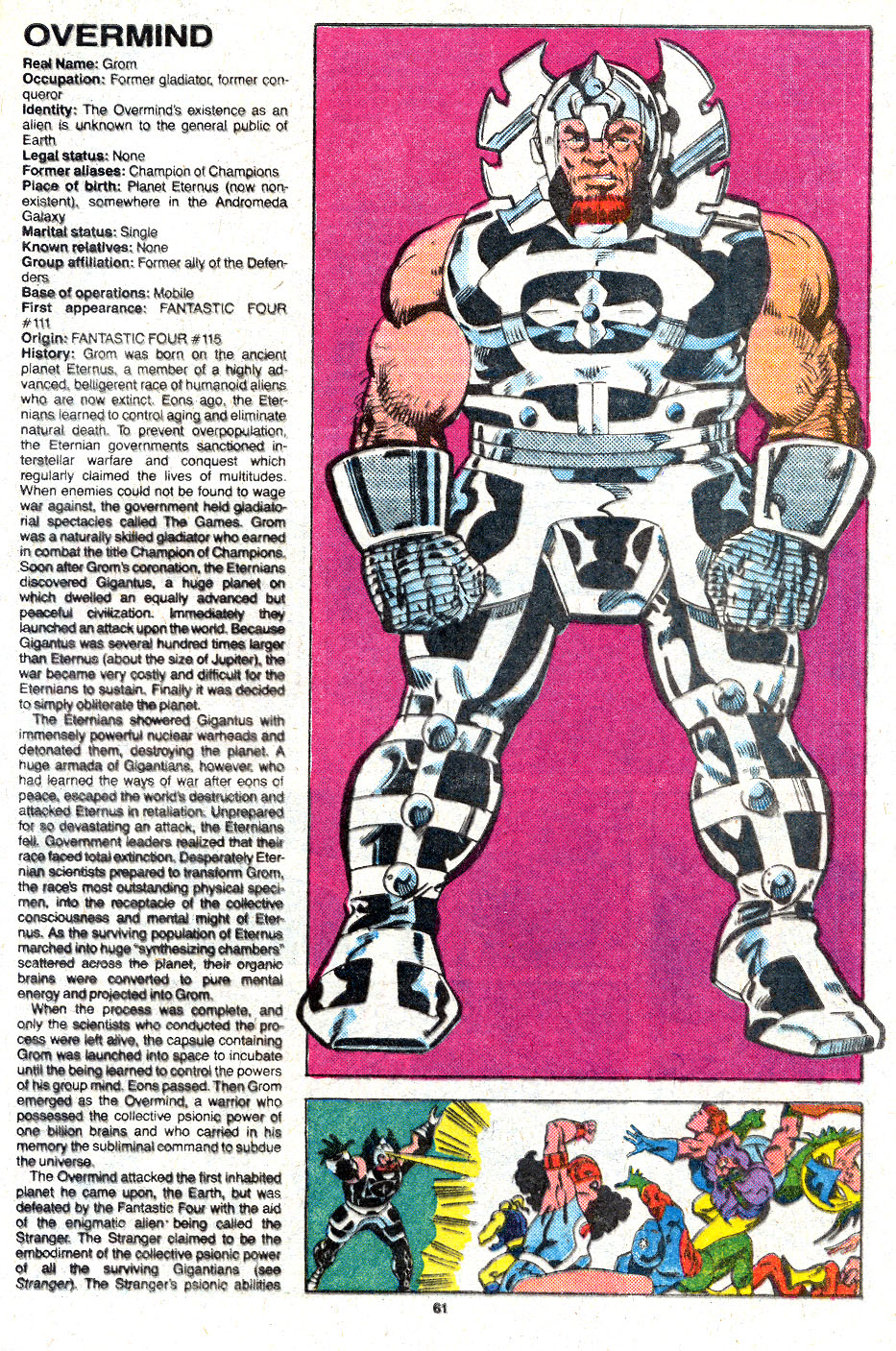 Read online The Official Handbook of the Marvel Universe Deluxe Edition comic -  Issue #9 - 67