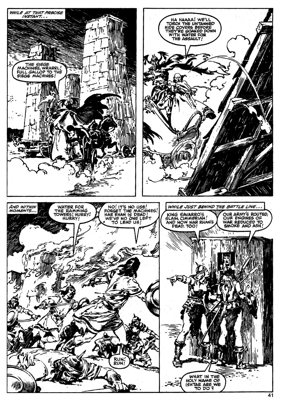 Read online The Savage Sword Of Conan comic -  Issue #90 - 40