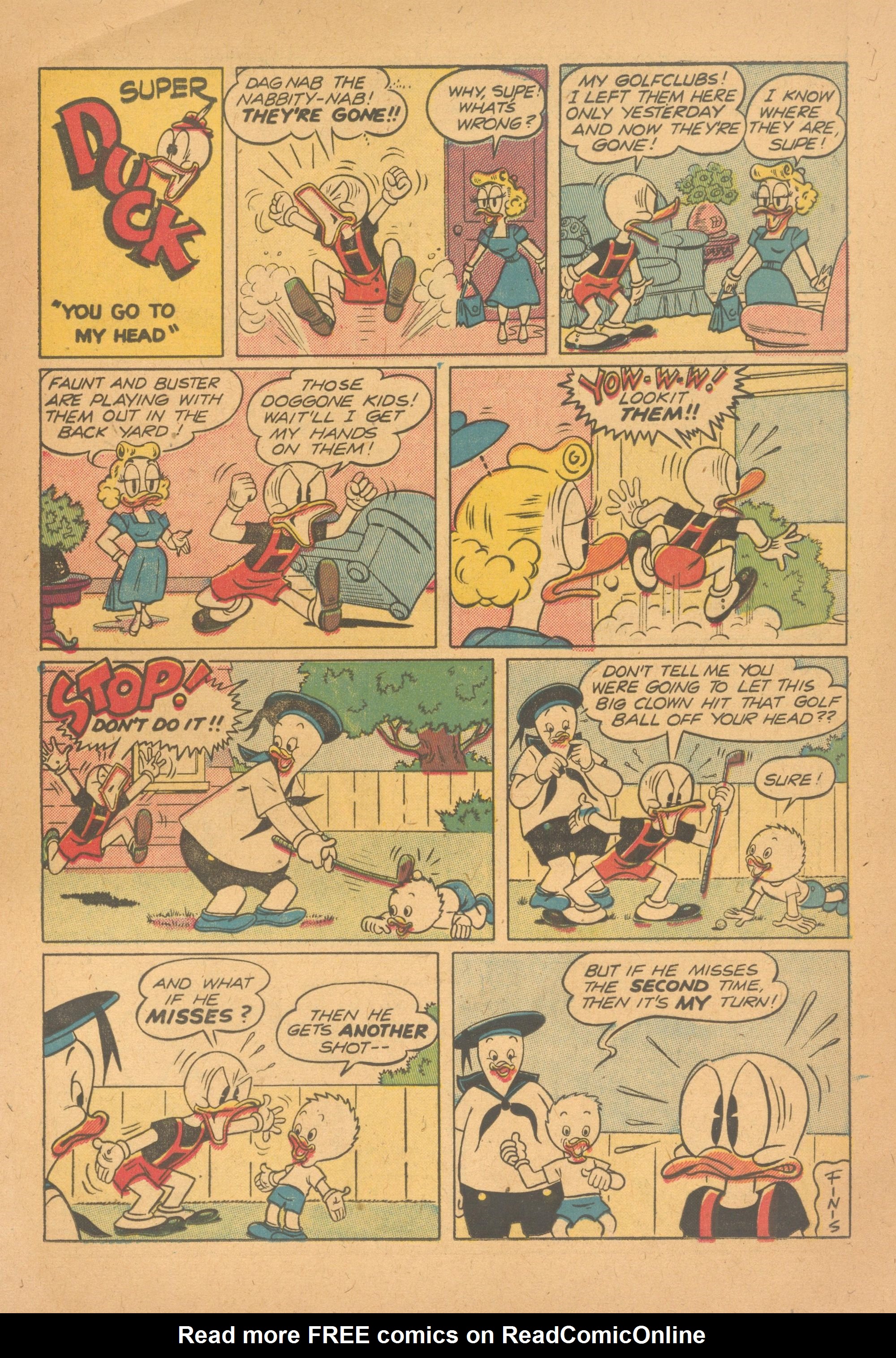 Read online Super Duck Comics comic -  Issue #59 - 17