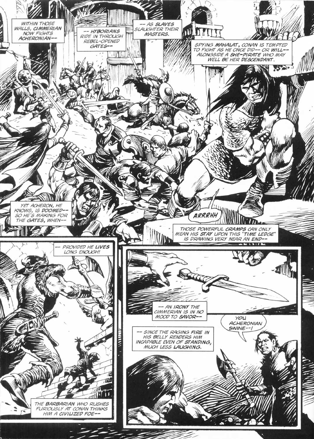 Read online The Savage Sword Of Conan comic -  Issue #230 - 21