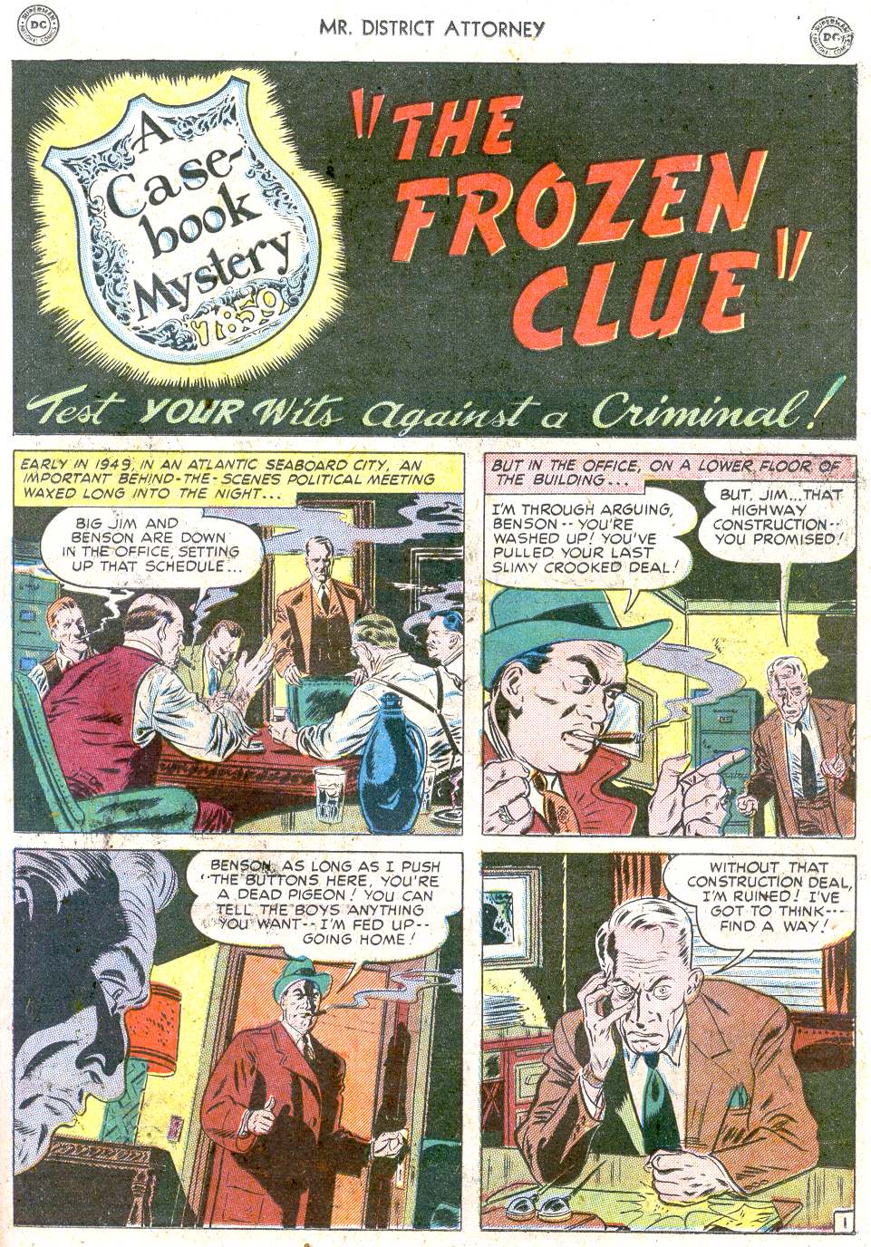 Read online Mr. District Attorney comic -  Issue #15 - 33