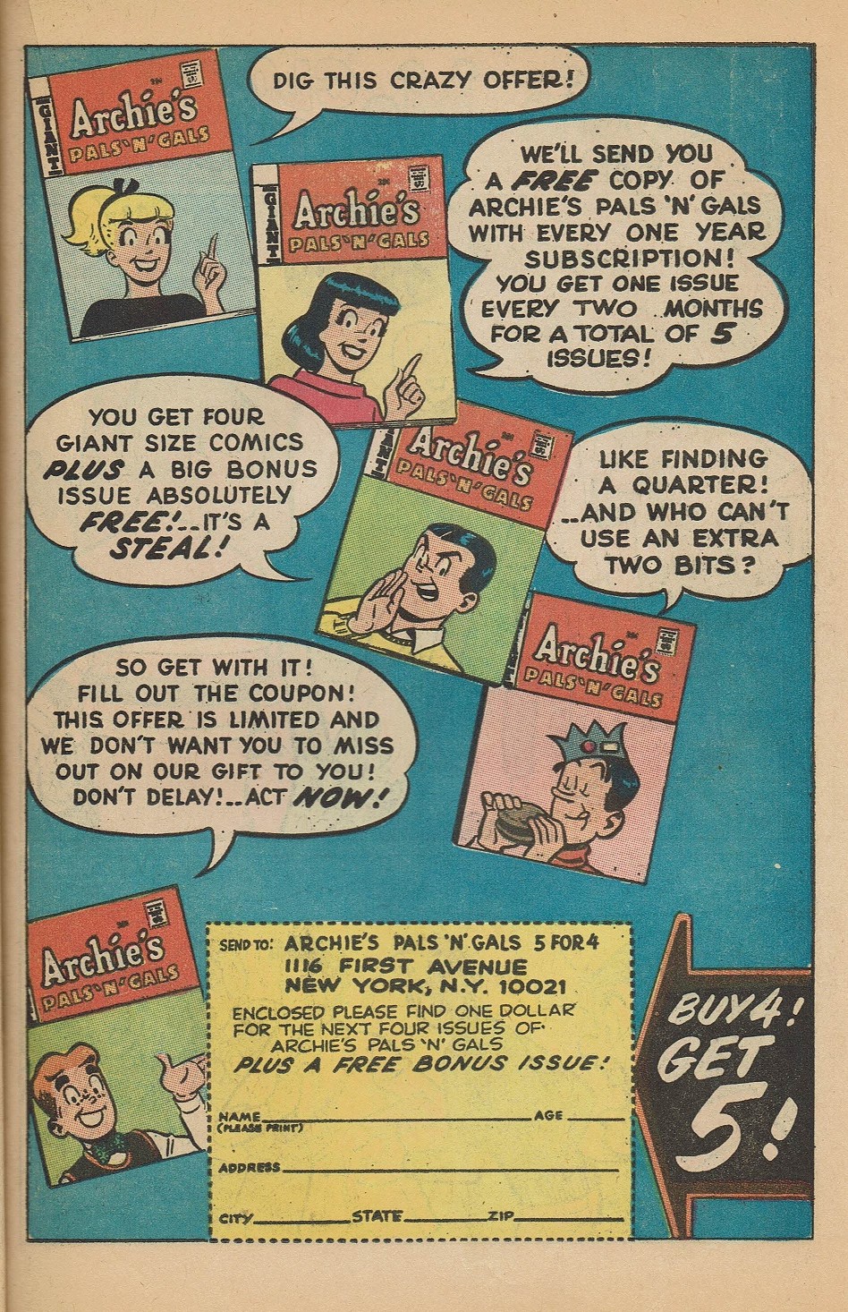 Read online Reggie and Me (1966) comic -  Issue #31 - 19