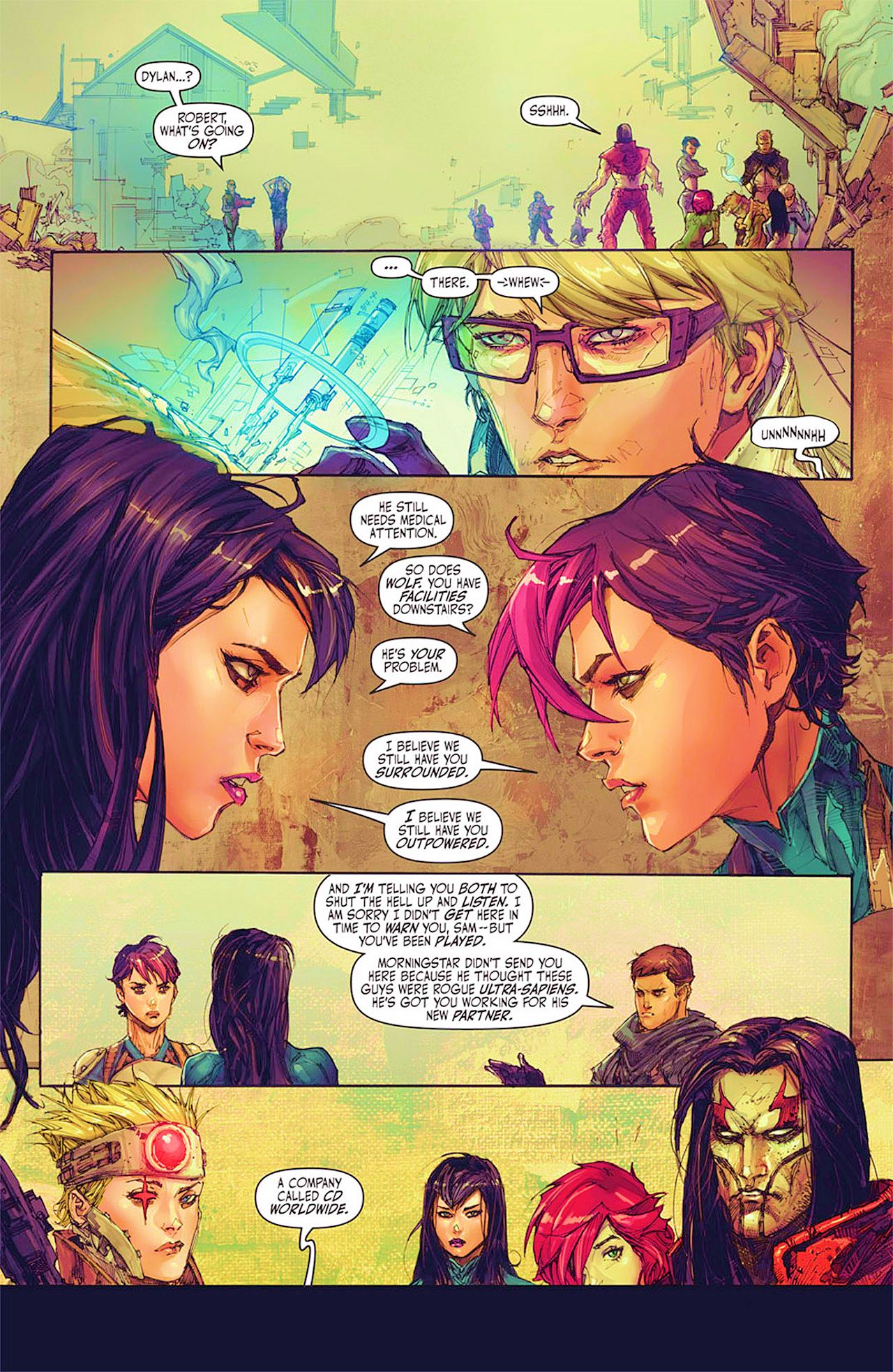 Read online CyberForce/Hunter-Killer comic -  Issue #2 - 12