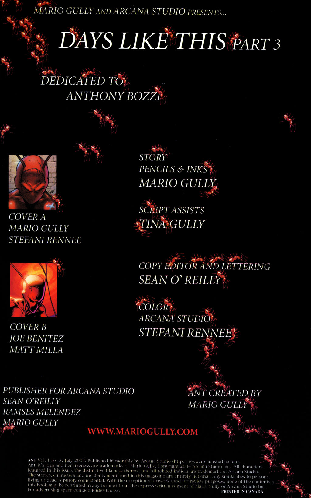 Read online Ant (2005) comic -  Issue #3 - 2