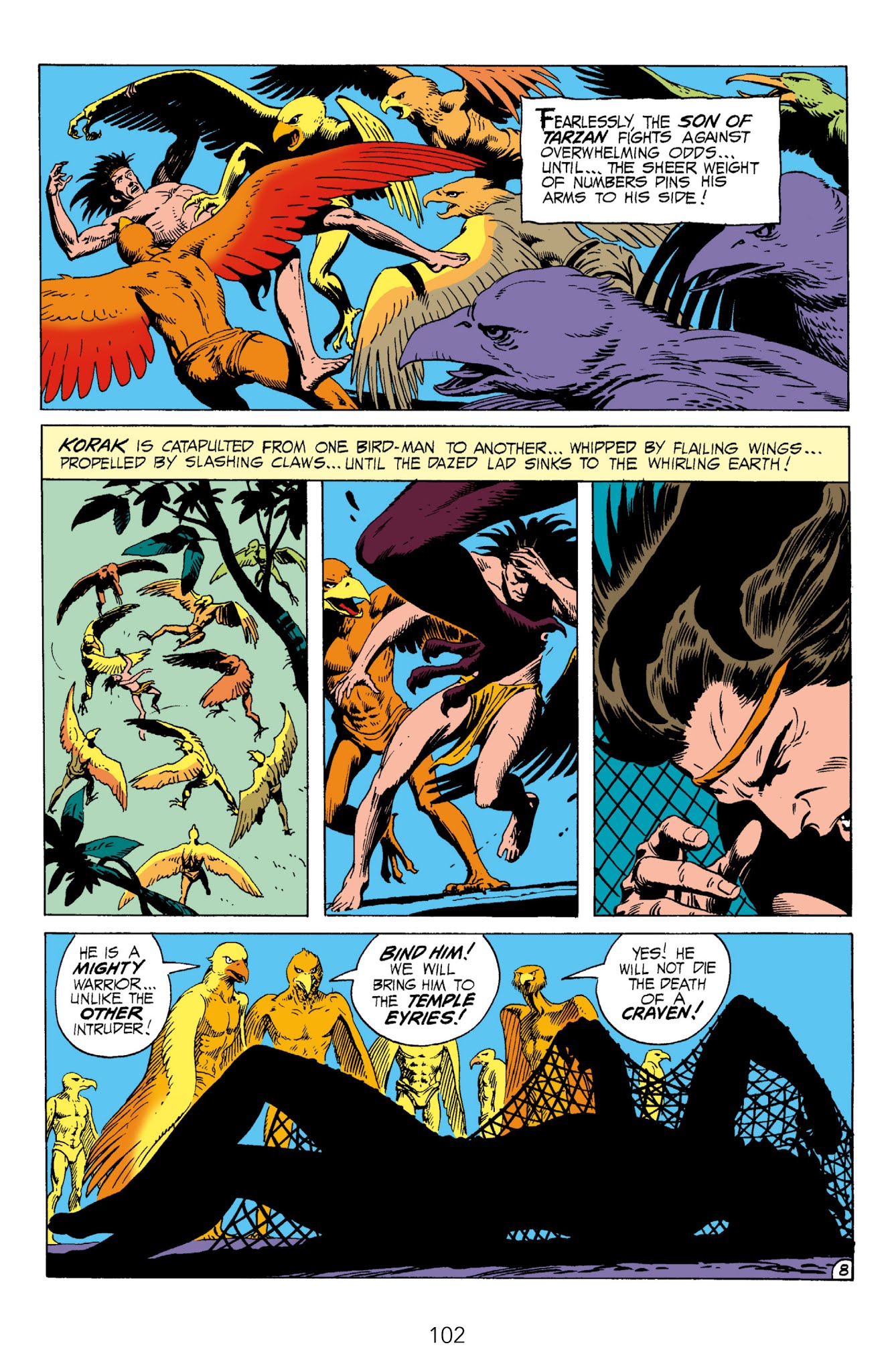 Read online Edgar Rice Burroughs' Tarzan The Joe Kubert Years comic -  Issue # TPB 3 (Part 1) - 102