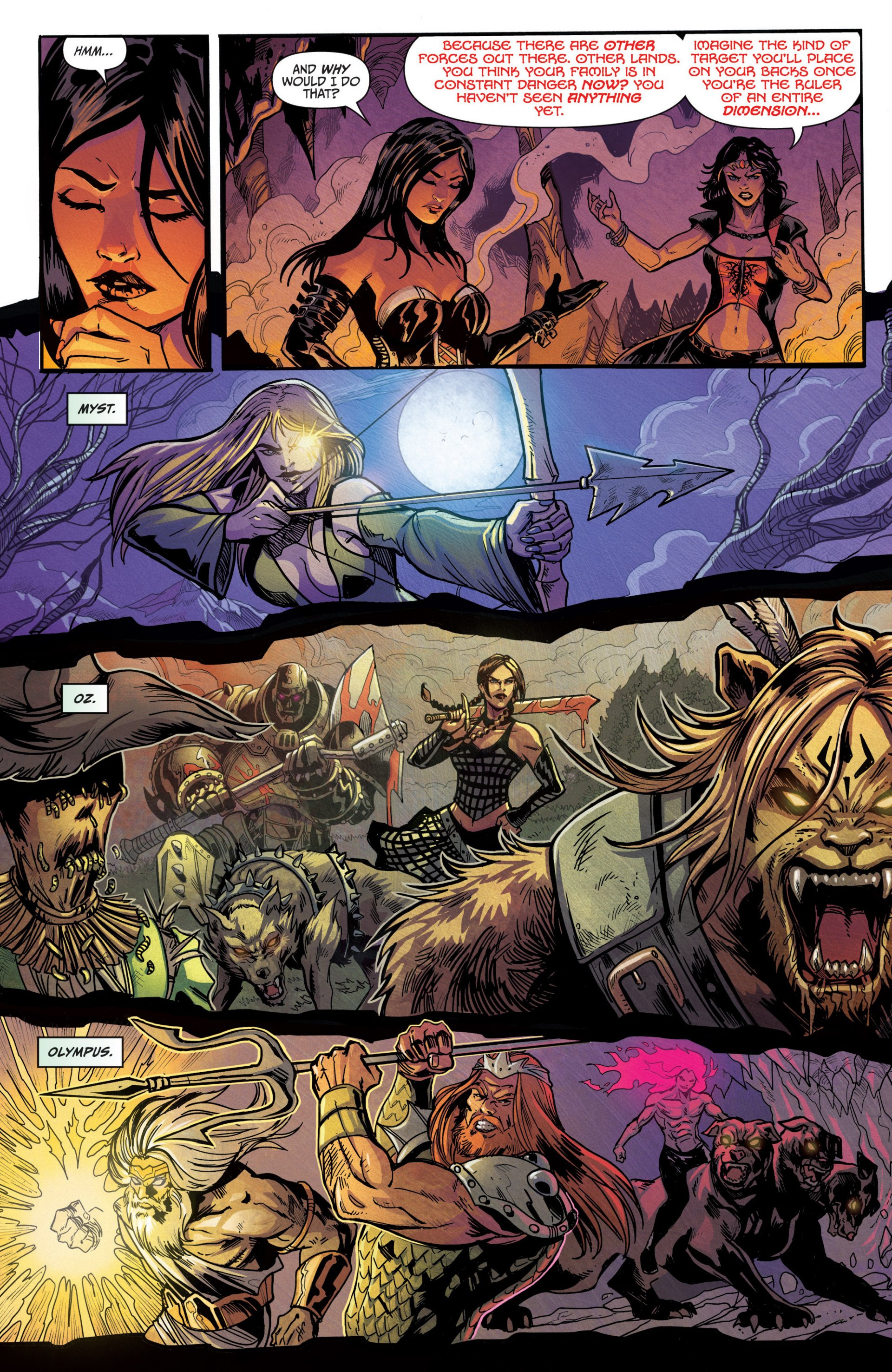 Read online Grimm Fairy Tales presents Wonderland: Age Of Darkness comic -  Issue # Full - 17