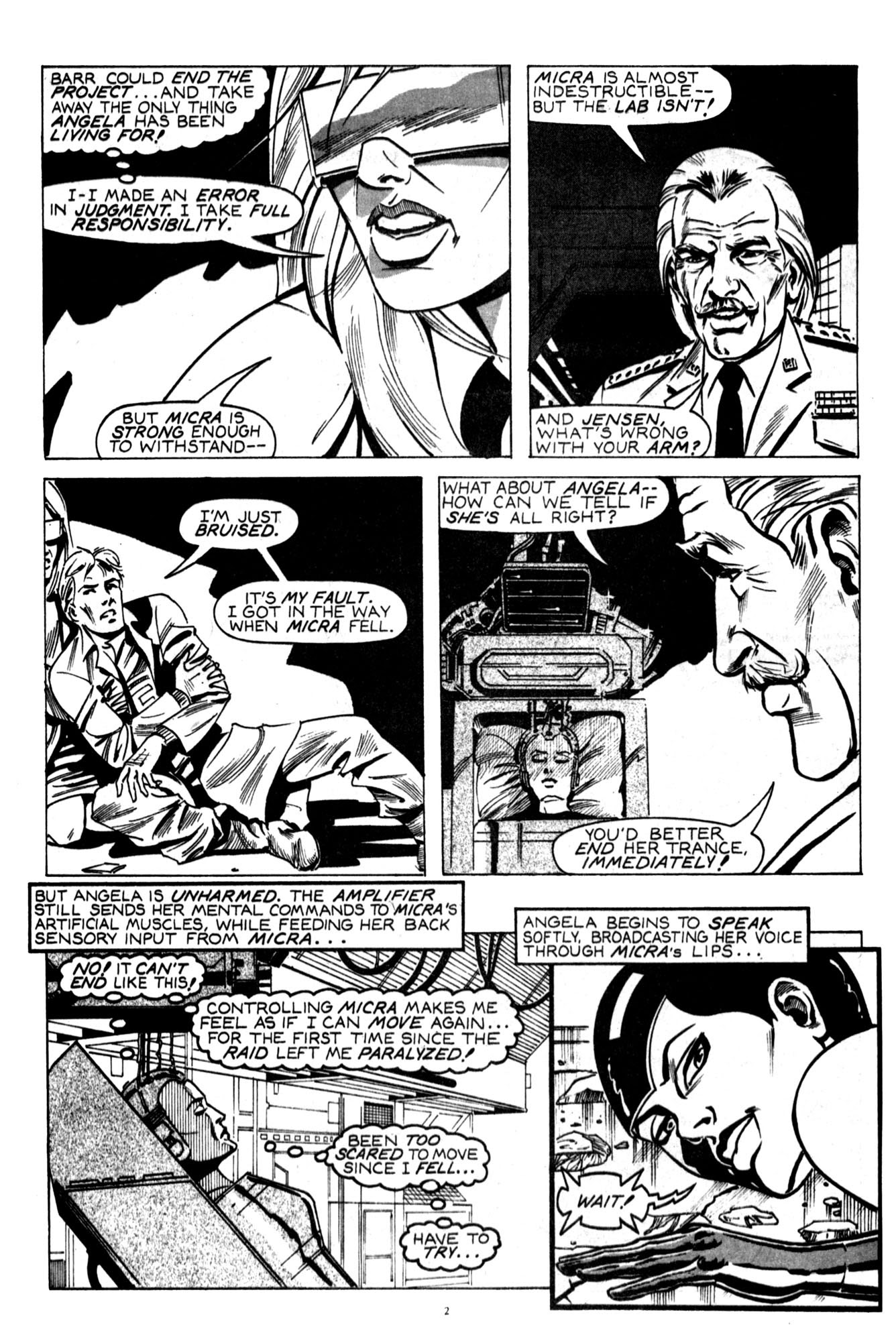 Read online MICRA: Mind Controlled Remote Automaton comic -  Issue #2 - 4