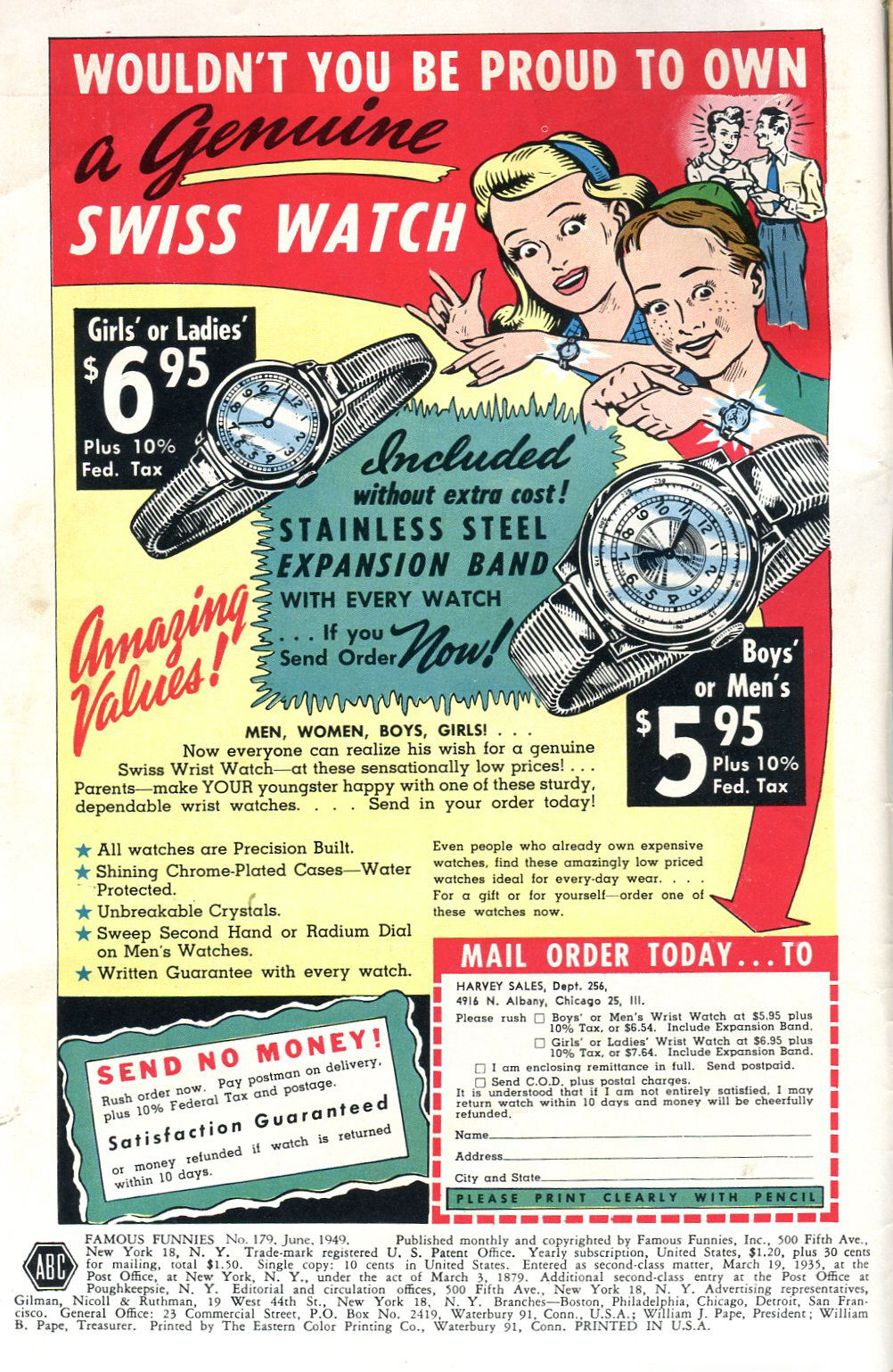 Read online Famous Funnies comic -  Issue #179 - 2