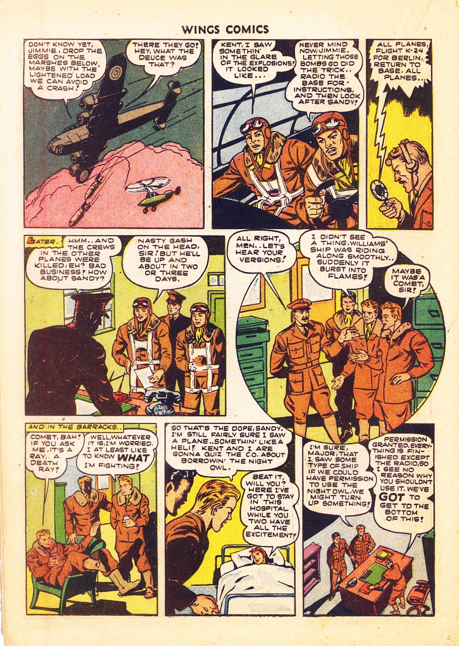 Read online Wings Comics comic -  Issue #34 - 37