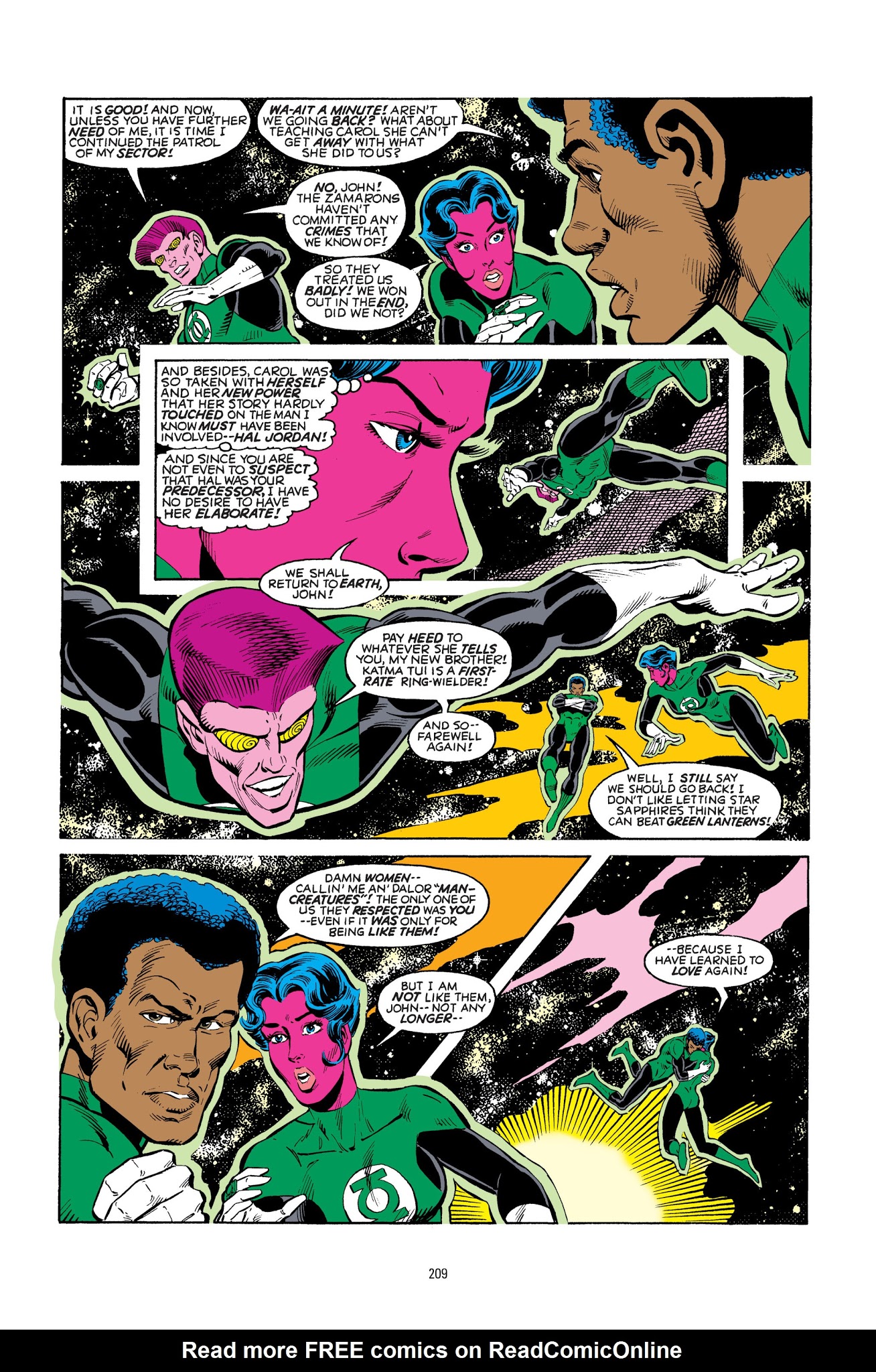Read online Green Lantern: Sector 2814 comic -  Issue # TPB 2 - 206