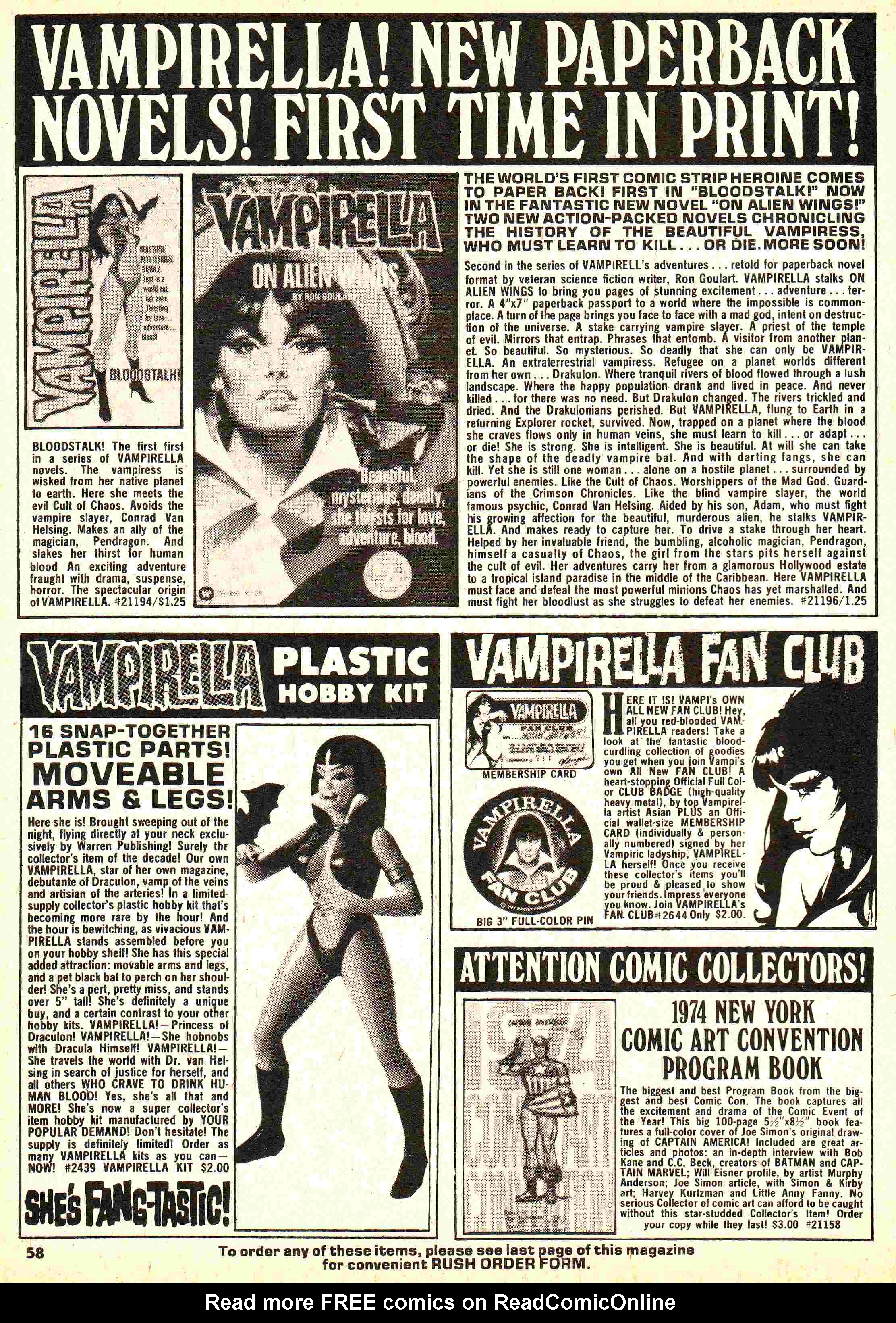 Read online Vampirella (1969) comic -  Issue #50 - 58