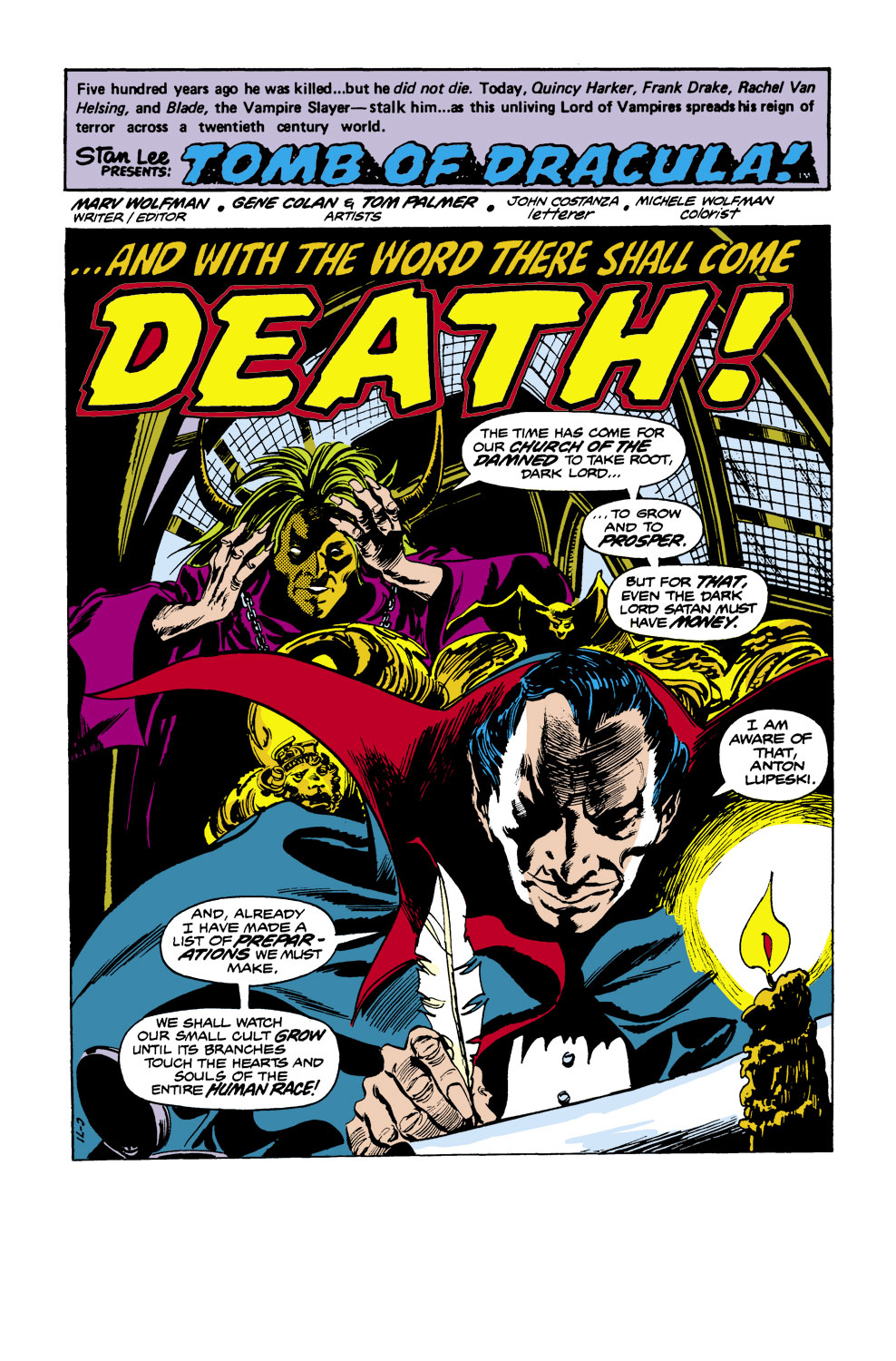 Read online Tomb of Dracula (1972) comic -  Issue #49 - 2