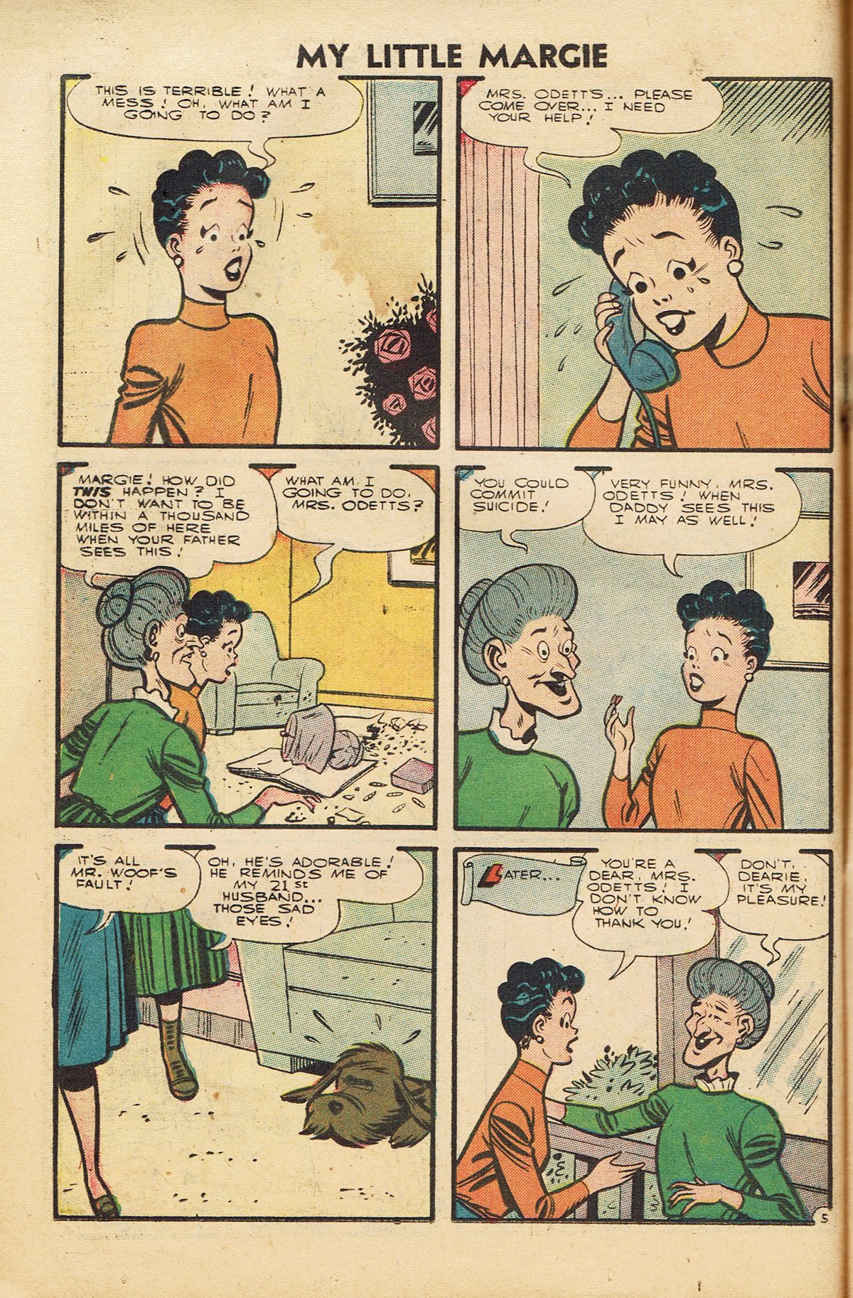 Read online My Little Margie (1954) comic -  Issue #20 - 77