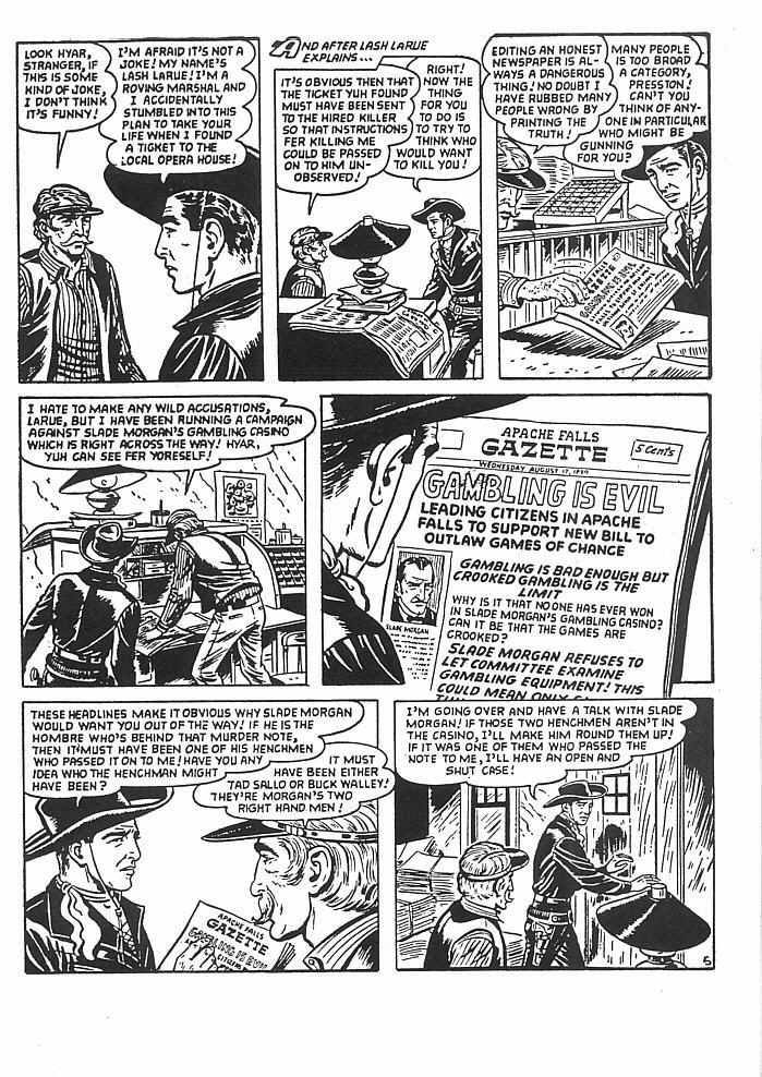 Read online Lash LaRue Western comic -  Issue #2 - 7