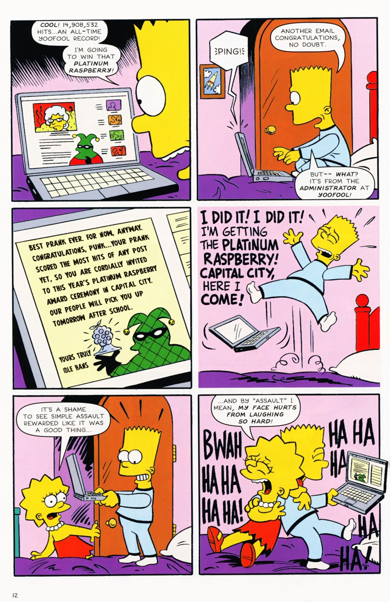 Read online Simpsons Comics Presents Bart Simpson comic -  Issue #58 - 13