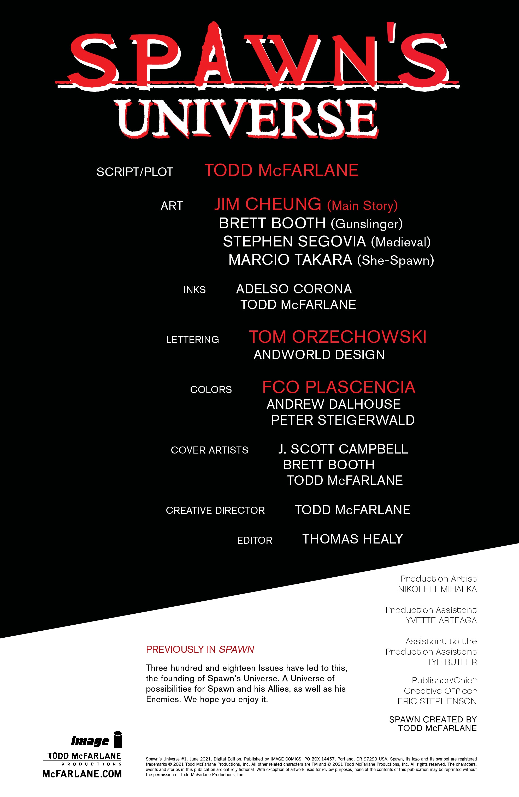 Read online Spawn's Universe comic -  Issue #1 - 8