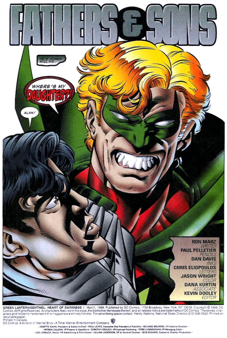 Read online Green Lantern/Sentinel: Heart of Darkness comic -  Issue #1 - 2