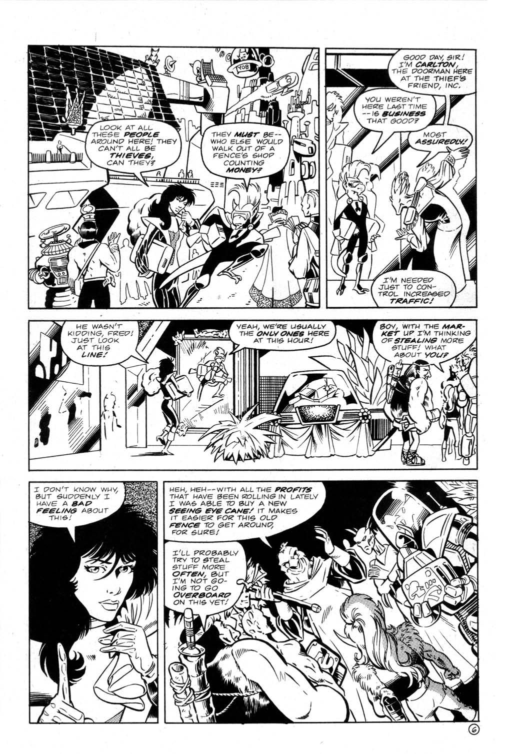 Read online Aristocratic Xtraterrestrial Time-Traveling Thieves comic -  Issue #4 - 8