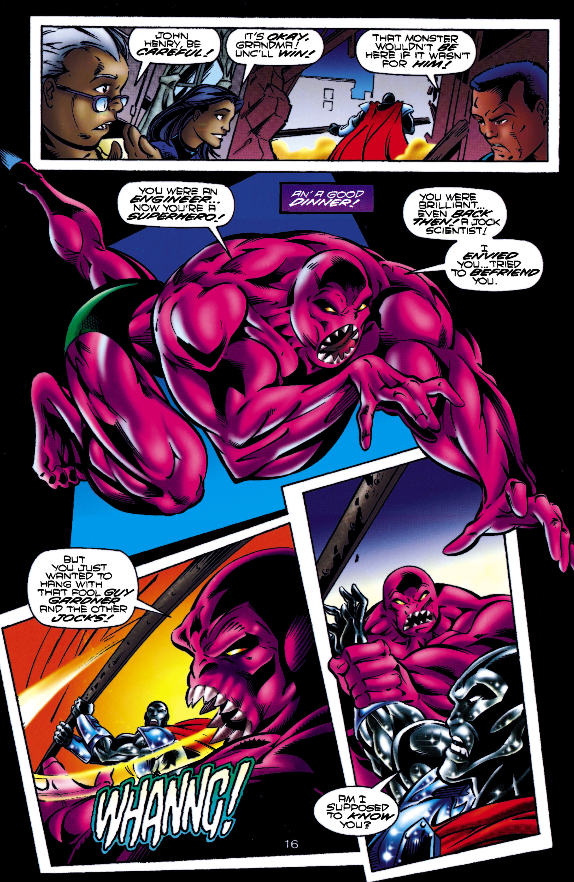 Read online Steel (1994) comic -  Issue #29 - 16