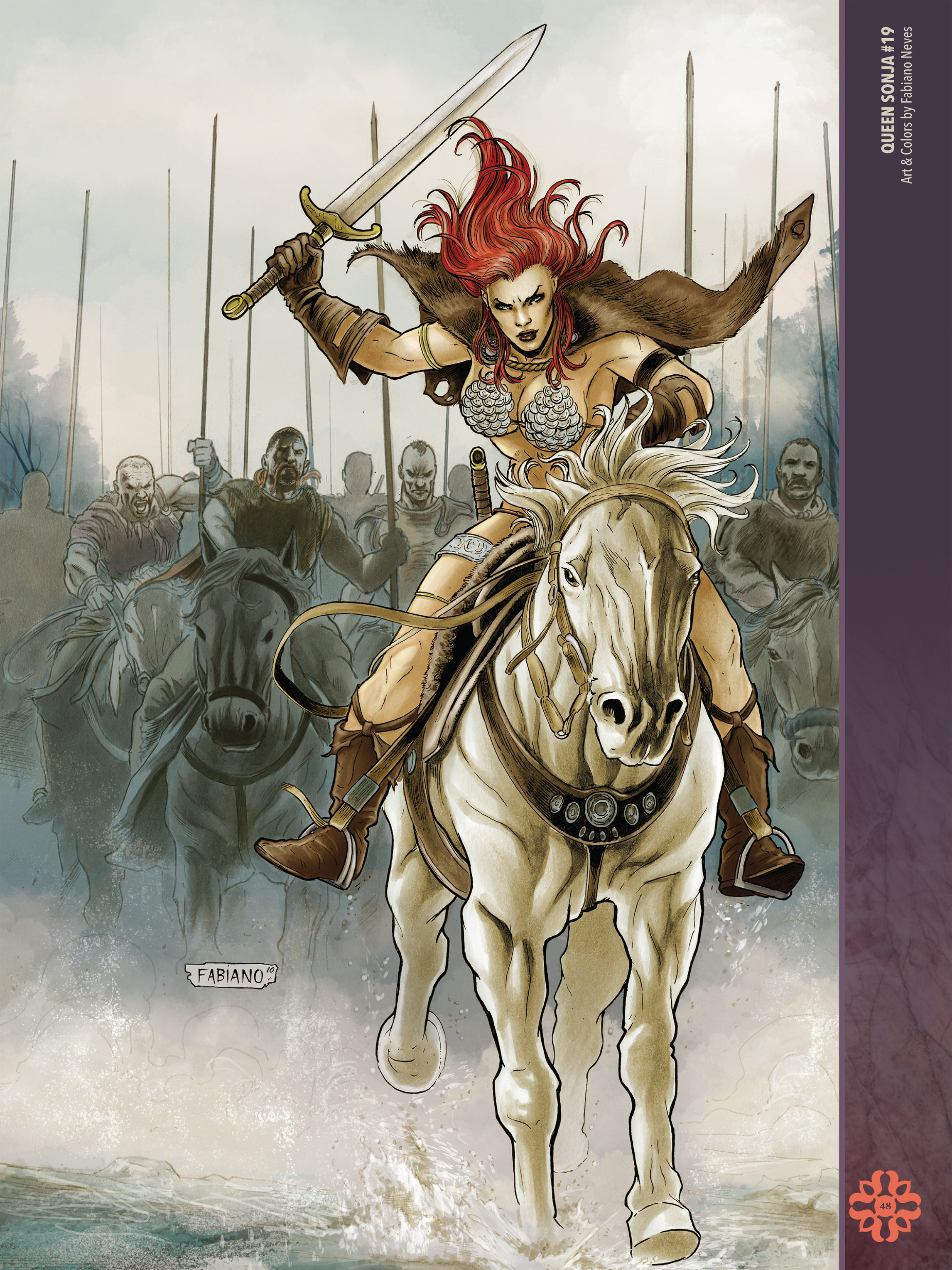 Read online The Art of Red Sonja comic -  Issue # TPB 2 (Part 1) - 48