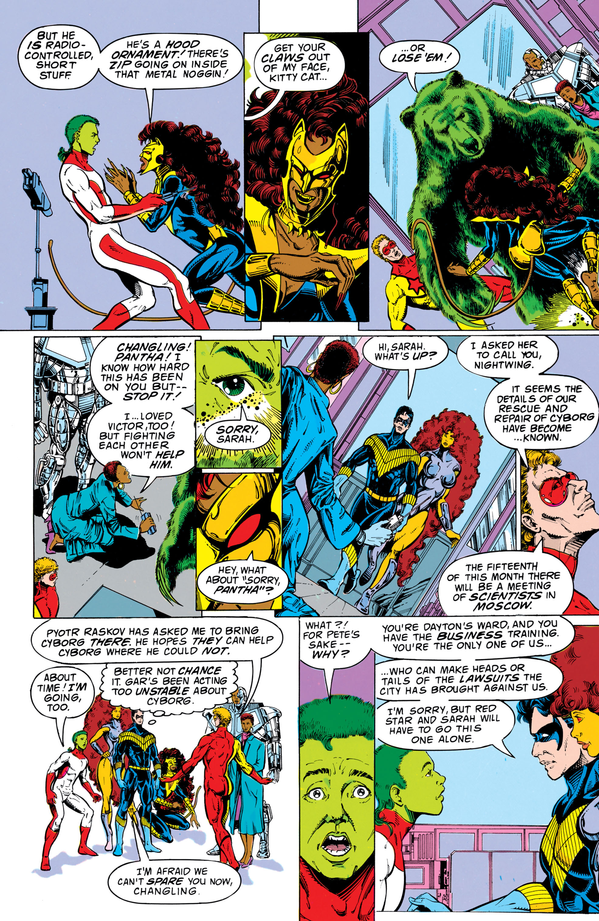 Read online The New Titans (1988) comic -  Issue #94 - 7