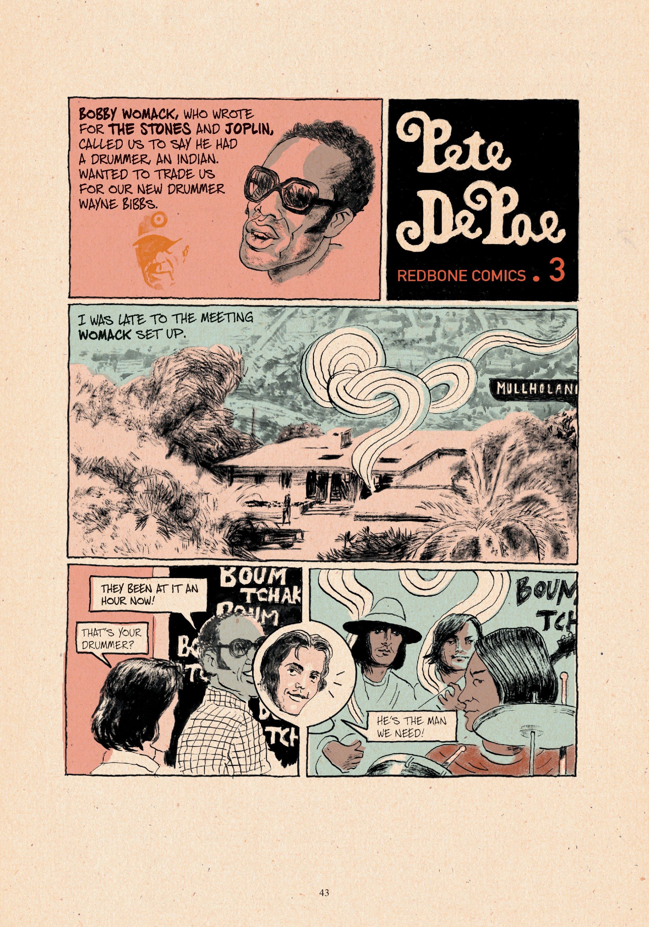 Read online Redbone: The True Story of A Native American Rock Band comic -  Issue # TPB - 37