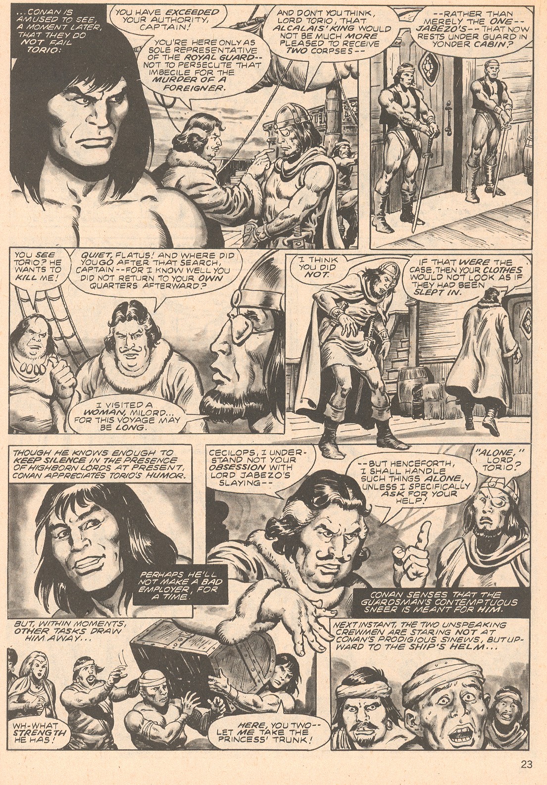 Read online The Savage Sword Of Conan comic -  Issue #66 - 23