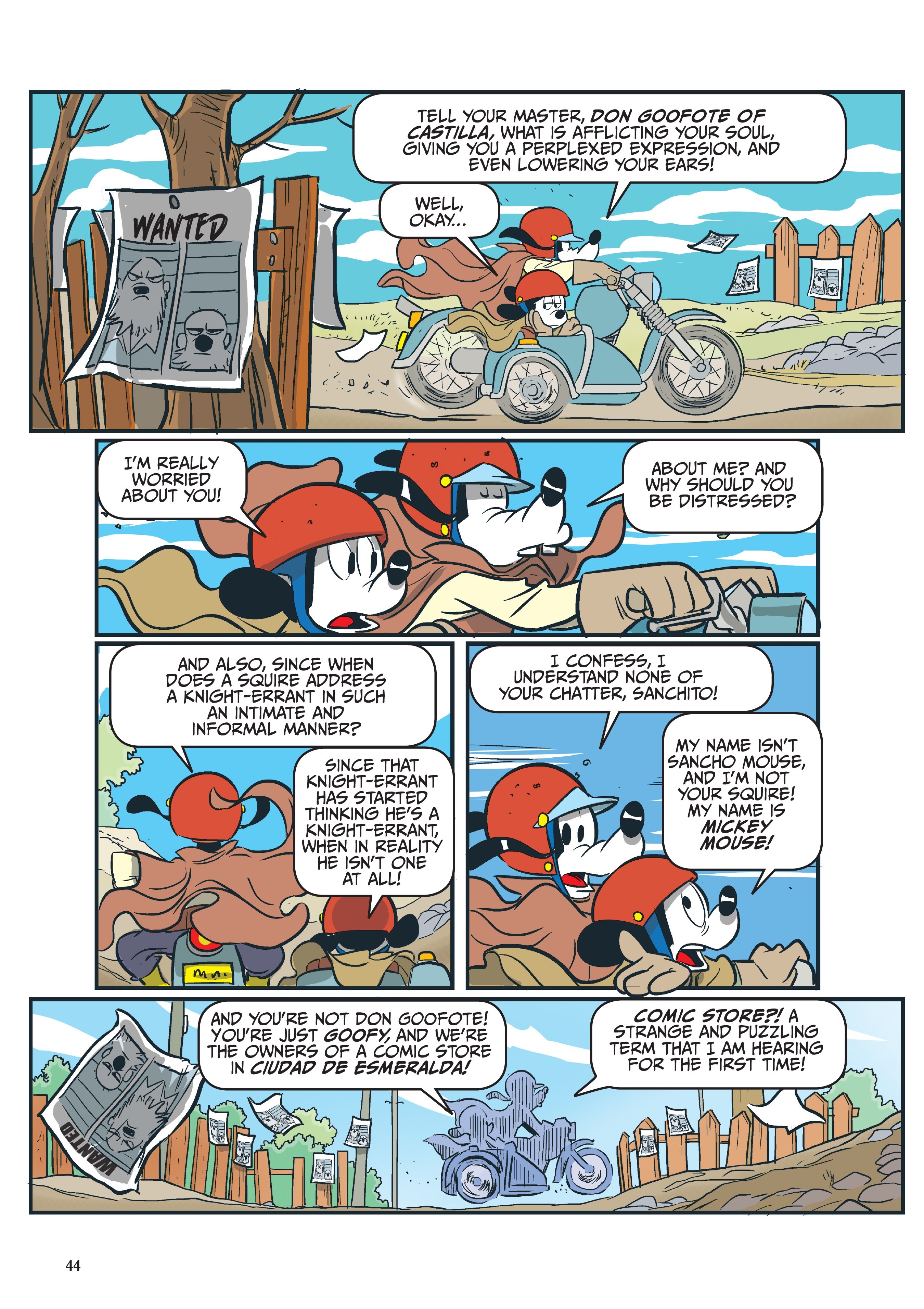 Read online Disney Don Quixote, Starring Goofy and Mickey Mouse comic -  Issue # TPB - 45