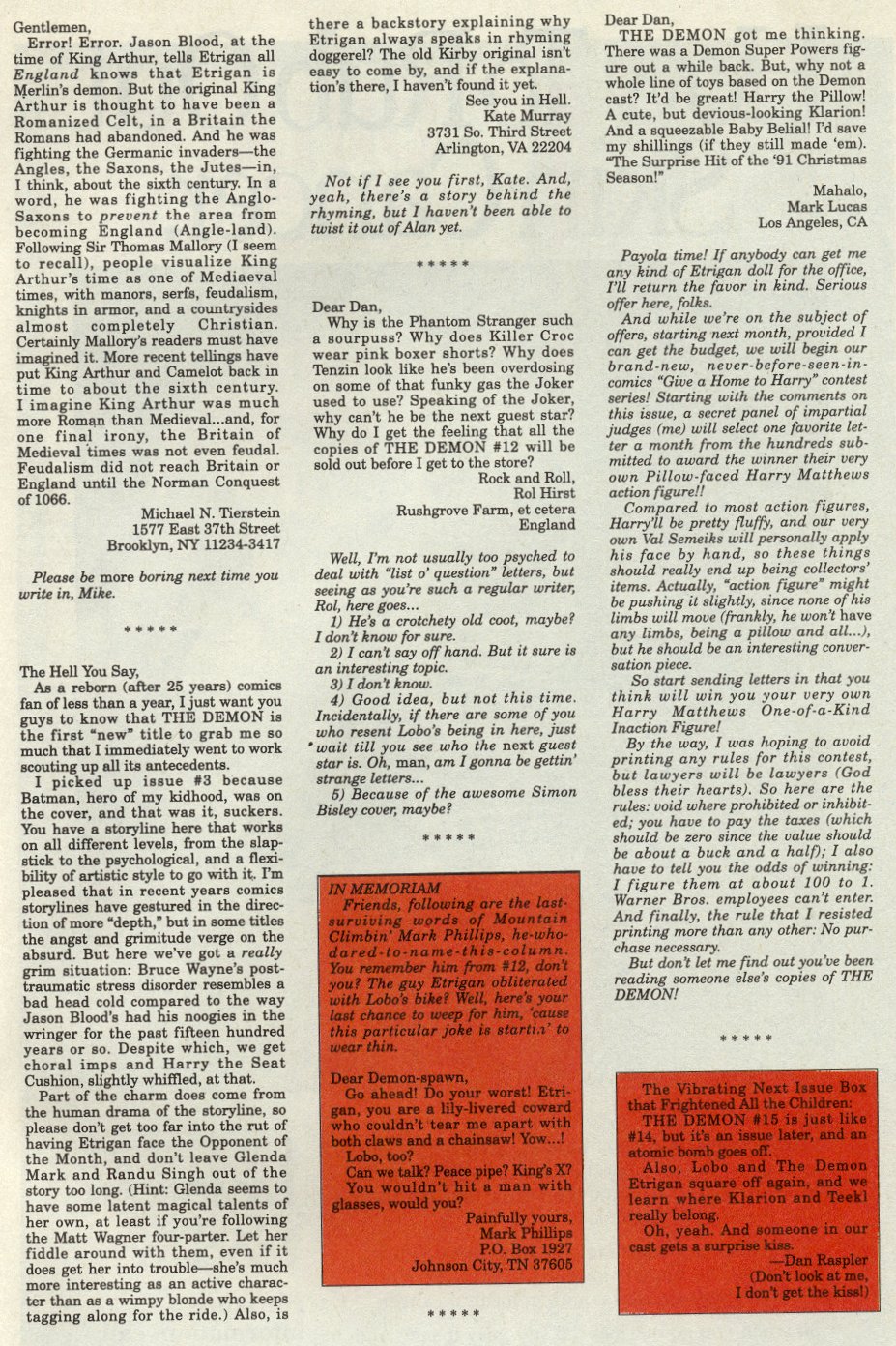 Read online The Demon (1990) comic -  Issue #14 - 26