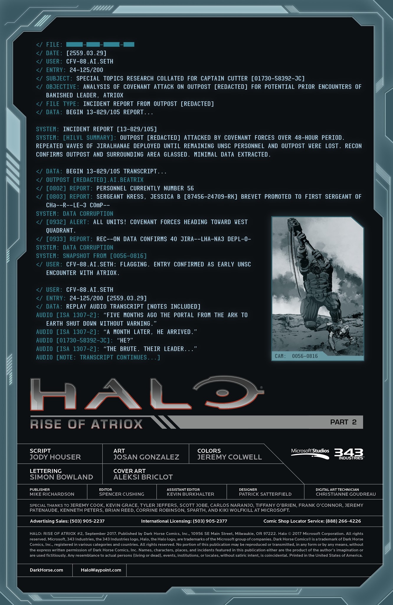 Read online Halo: Rise of Atriox comic -  Issue #2 - 2