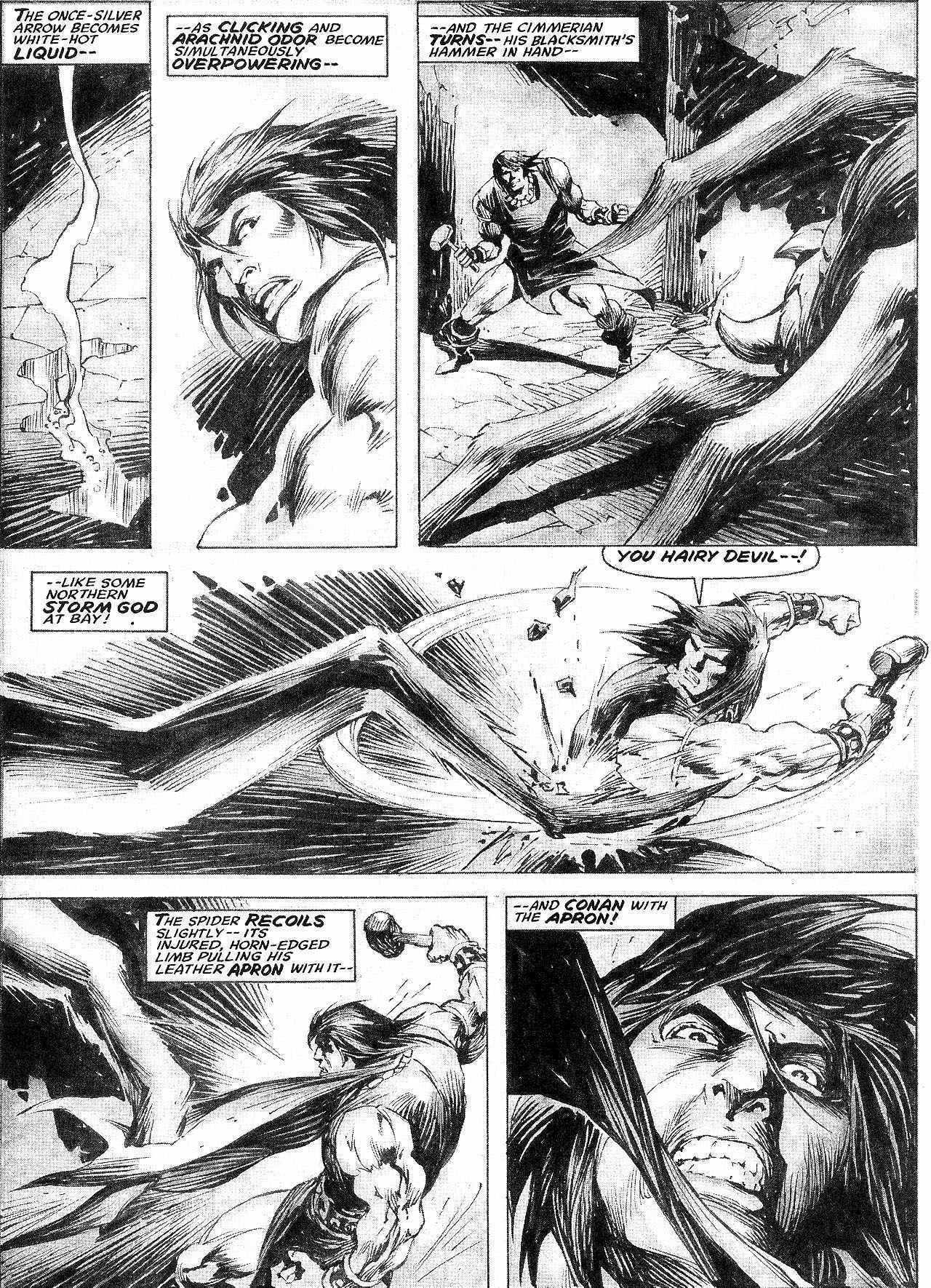 Read online The Savage Sword Of Conan comic -  Issue #210 - 23