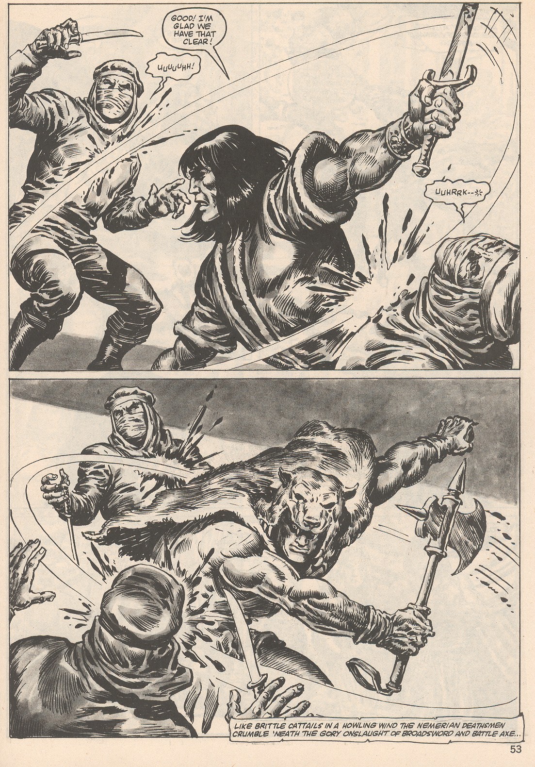Read online The Savage Sword Of Conan comic -  Issue #104 - 53