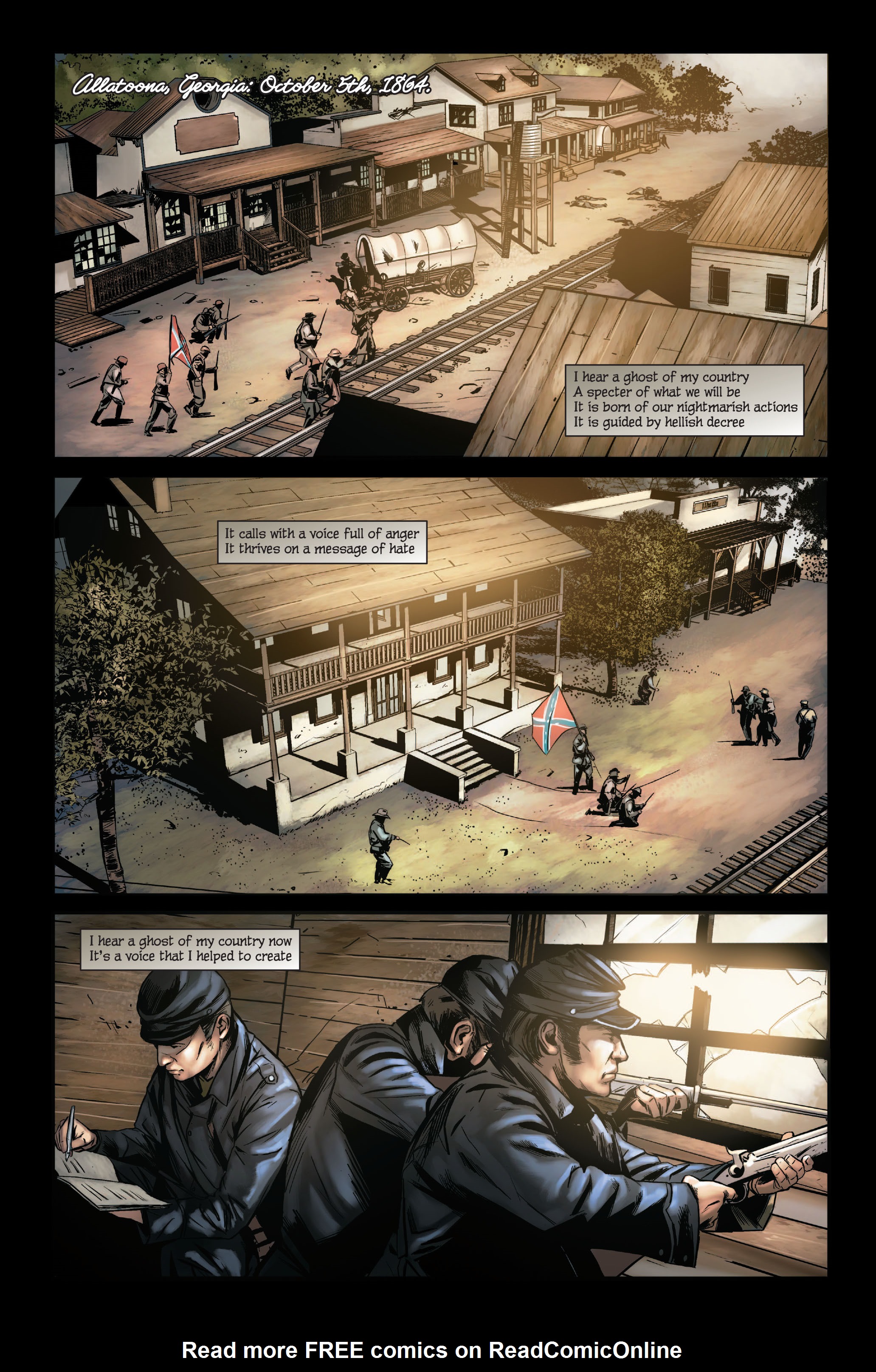 Captain America Theater of War: Ghosts of My Country Full Page 17