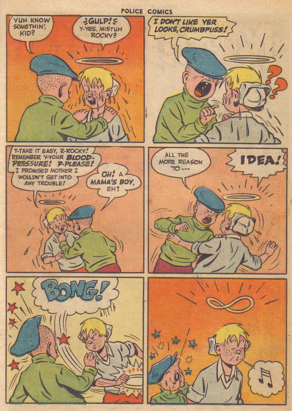 Read online Police Comics comic -  Issue #62 - 19