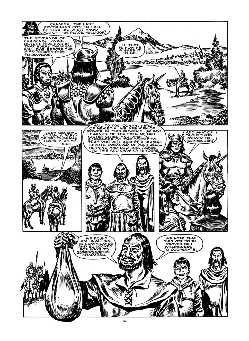 Read online The Savage Sword Of Conan comic -  Issue #148 - 31