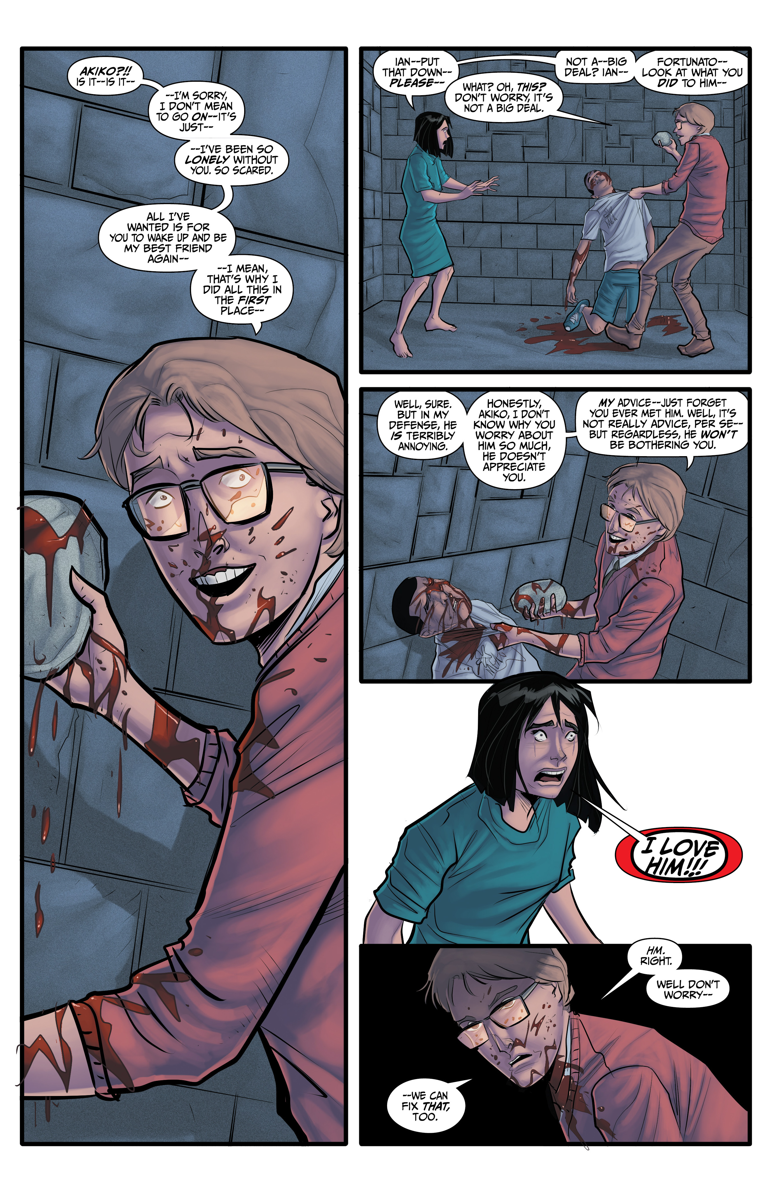 Read online Morning Glories comic -  Issue #50 - 43